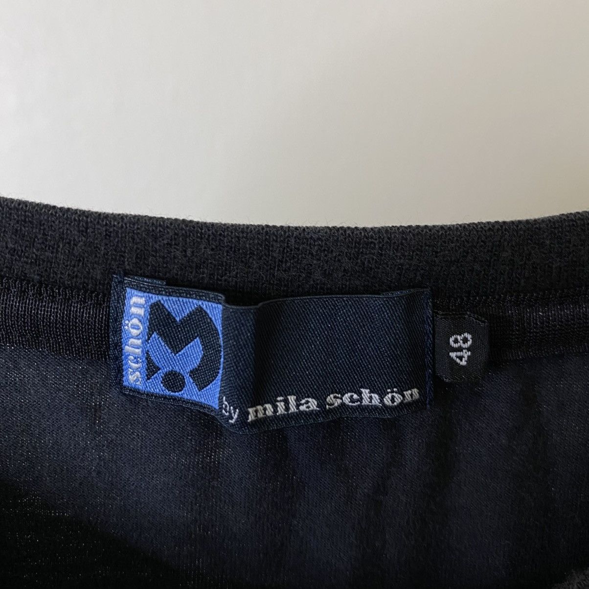 Mila Schon Black Graphic T Shirt Size US M / EU 48-50 / 2 - 3 Thumbnail