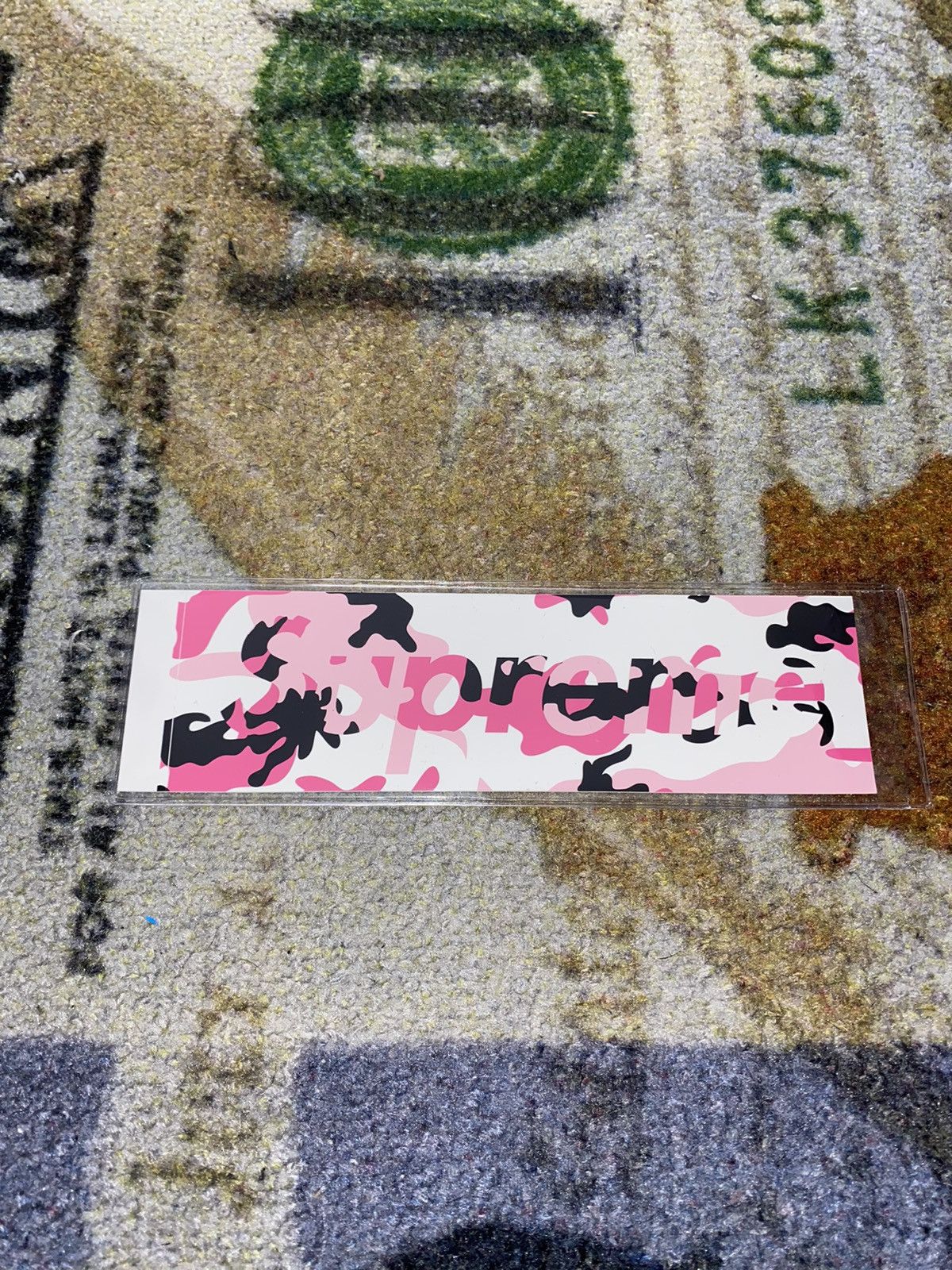Supreme Supreme Camouflage Box Logo Sticker Size ONE SIZE - 1 Thumbnail