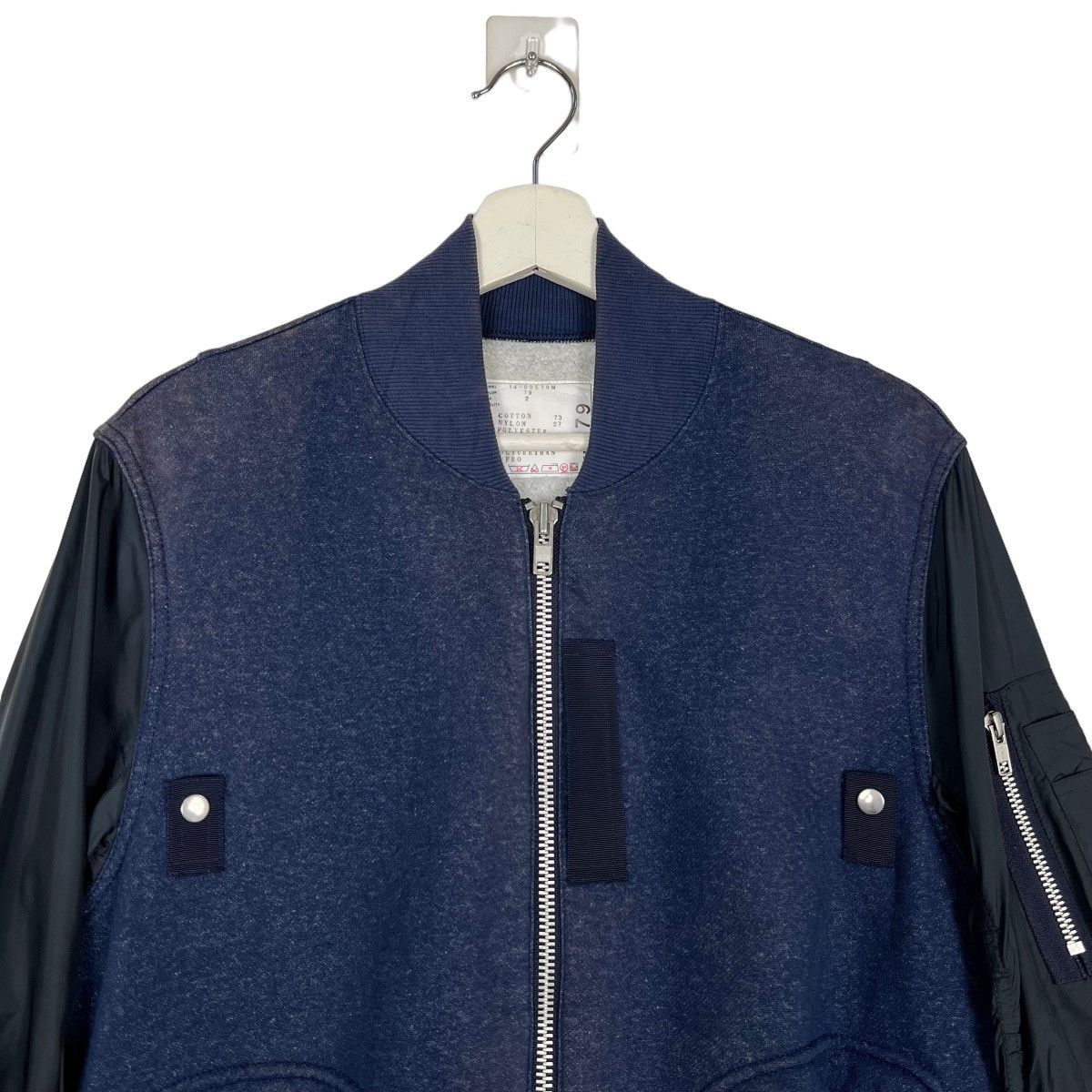 Sacai 🔥 SS14 SACAI LIGHT BOMBER JACKET MADE IN JAPAN Size US M / EU 48-50 / 2 - 3 Thumbnail