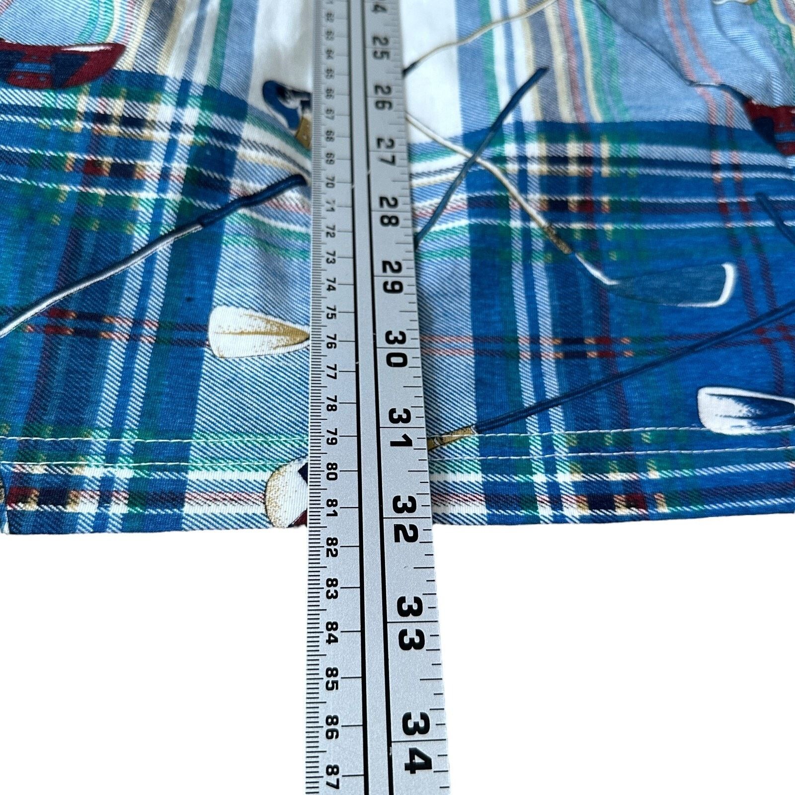 Other Vintage Sauce Berne Polo Shirt XL Blue AOP Golf Clubs Plaid Size US XL / EU 56 / 4 - 9 Thumbnail