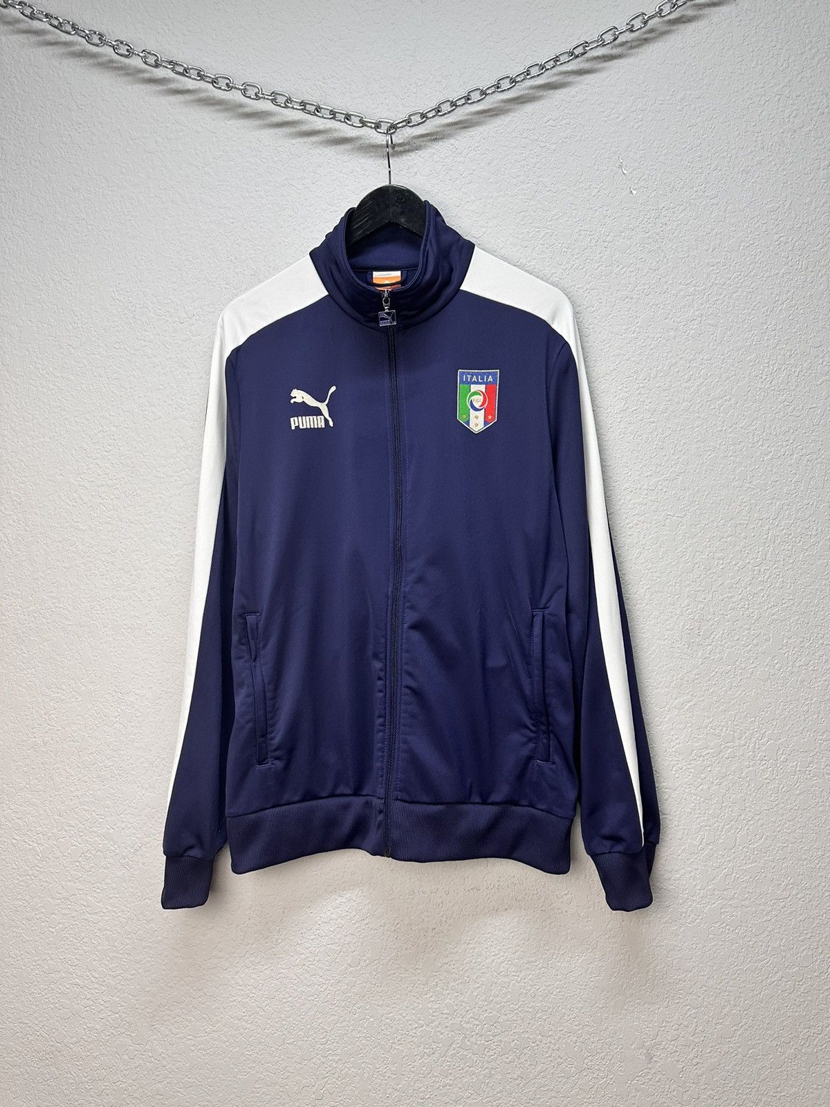 Vintage Puma Italy Zip Hoodie Jersey