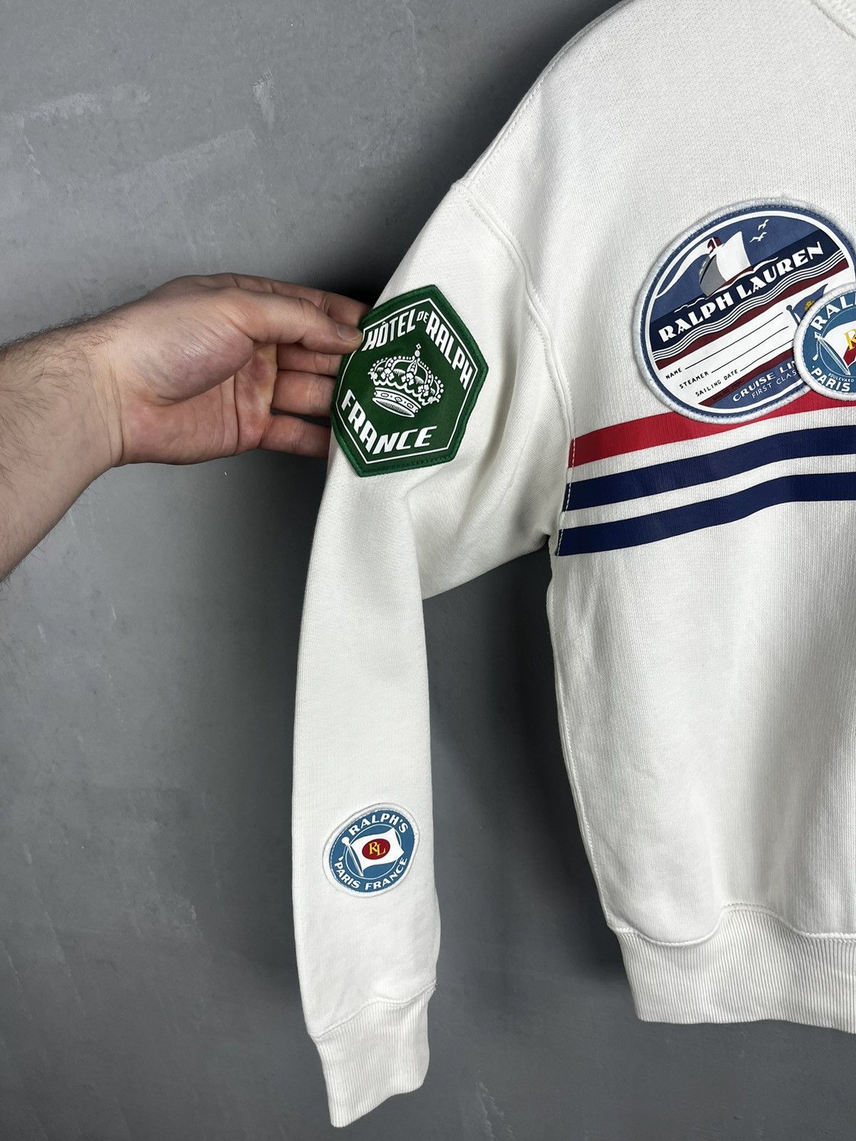 Polo Ralph Lauren × Ralph Lauren Polo Ralph Lauren Patched Patch sweatshirt Size XS / US 0-2 / IT 36-38 - 7 Thumbnail