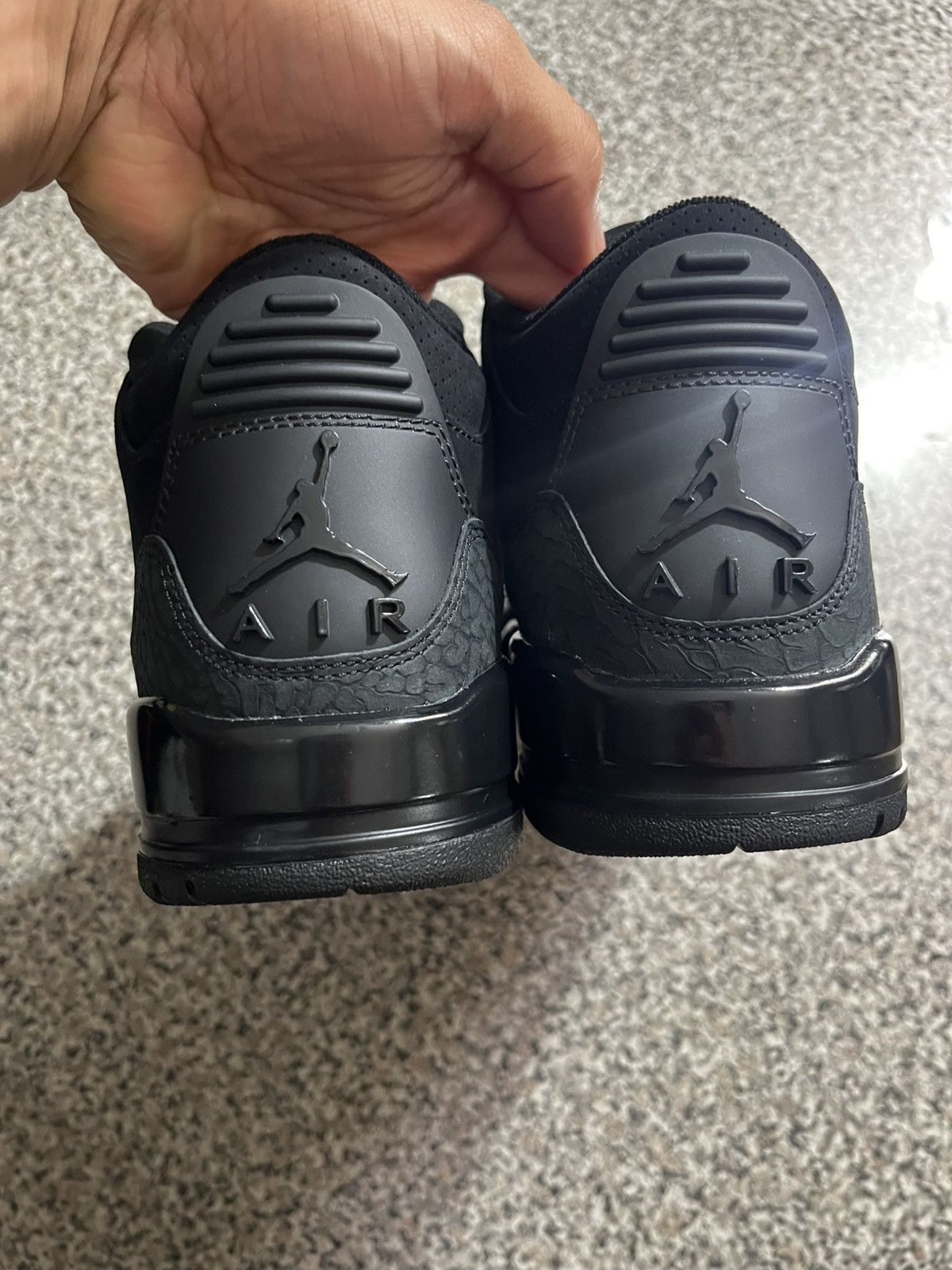 Jordan Brand Air Jordan retro 3 Black cat Size US 8.5 / EU 41-42 - 4 Thumbnail