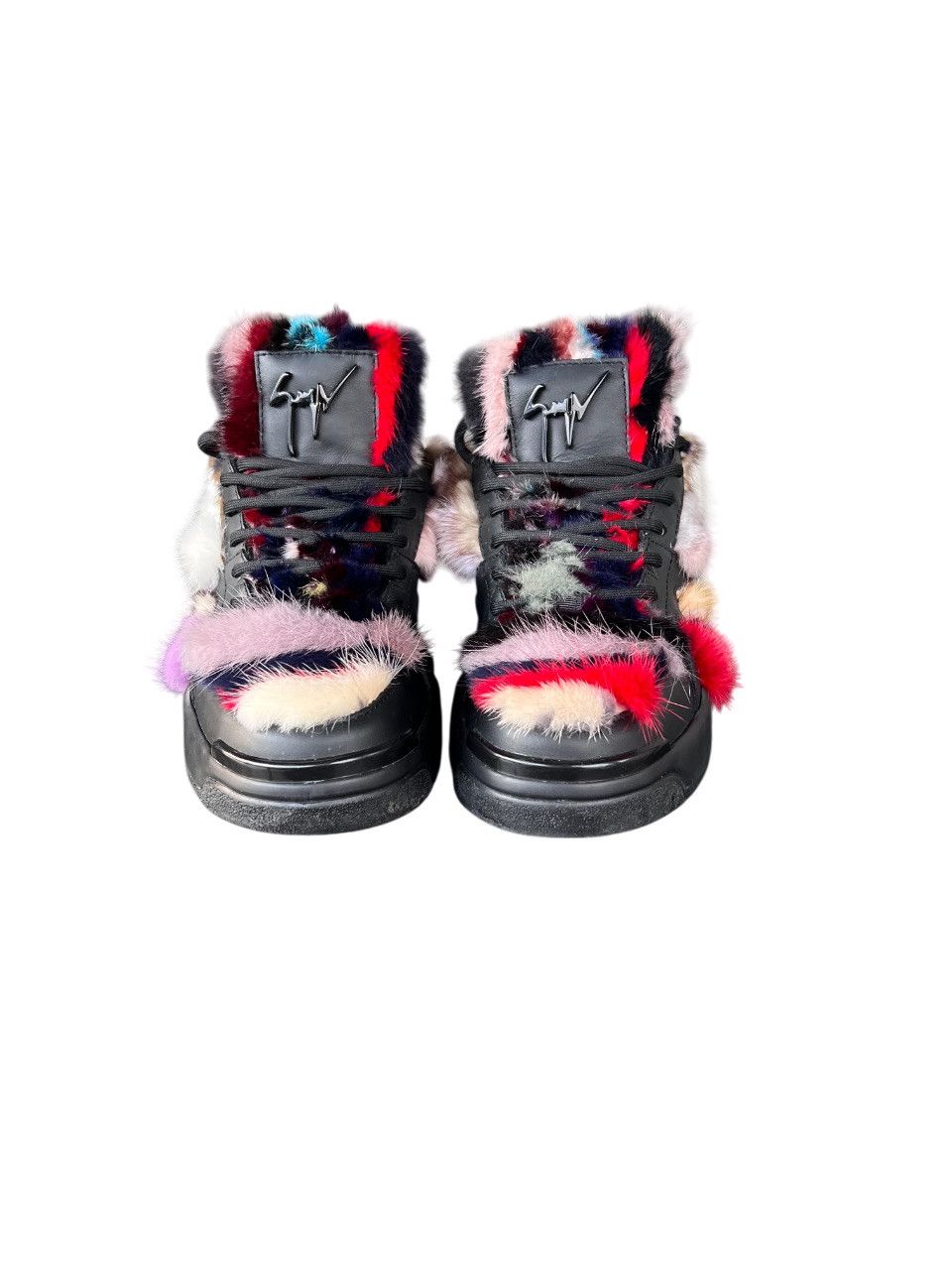 Giuseppe Zanotti Sneakers with fur Size US 6 / IT 36 - 3 Thumbnail