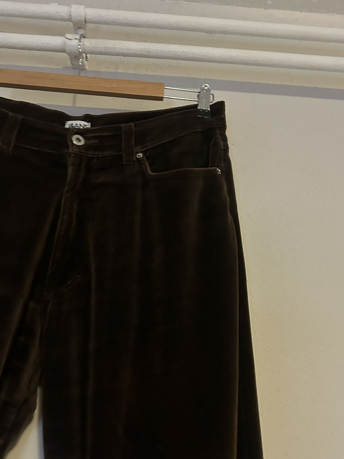 Dolce & Gabbana Dolce & Gabbana Brown Velvet Trousers Size 34/48 Size US 32 / EU 48 - 4 Thumbnail