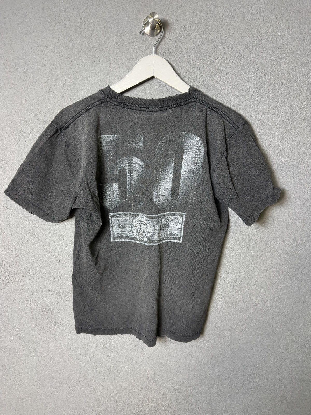 50 Cent × Rap Tees × Vintage 00s Y2K VTG 50 Cent Rap T Shirt Tee Size US M / EU 48-50 / 2 - 7 Thumbnail
