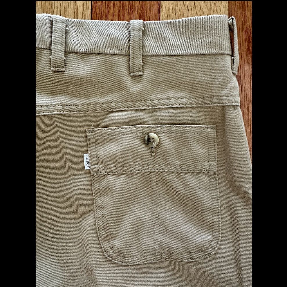 Levi's Vintage Clothing VINTAGE 1970s LEVI'S PANATELA CHINO PANTS WIDE FLARE 38/32 Size US 38 / EU 54 - 8 Thumbnail