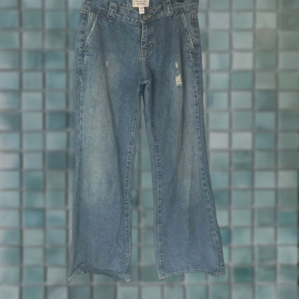 Abercrombie & Fitch Abercrombie & Fitch Womens Jeans Casual Flat Front Straight Blue Denim Size 0 R Pant Size 25" / US 0 / IT 36 - 1 Thumbnail