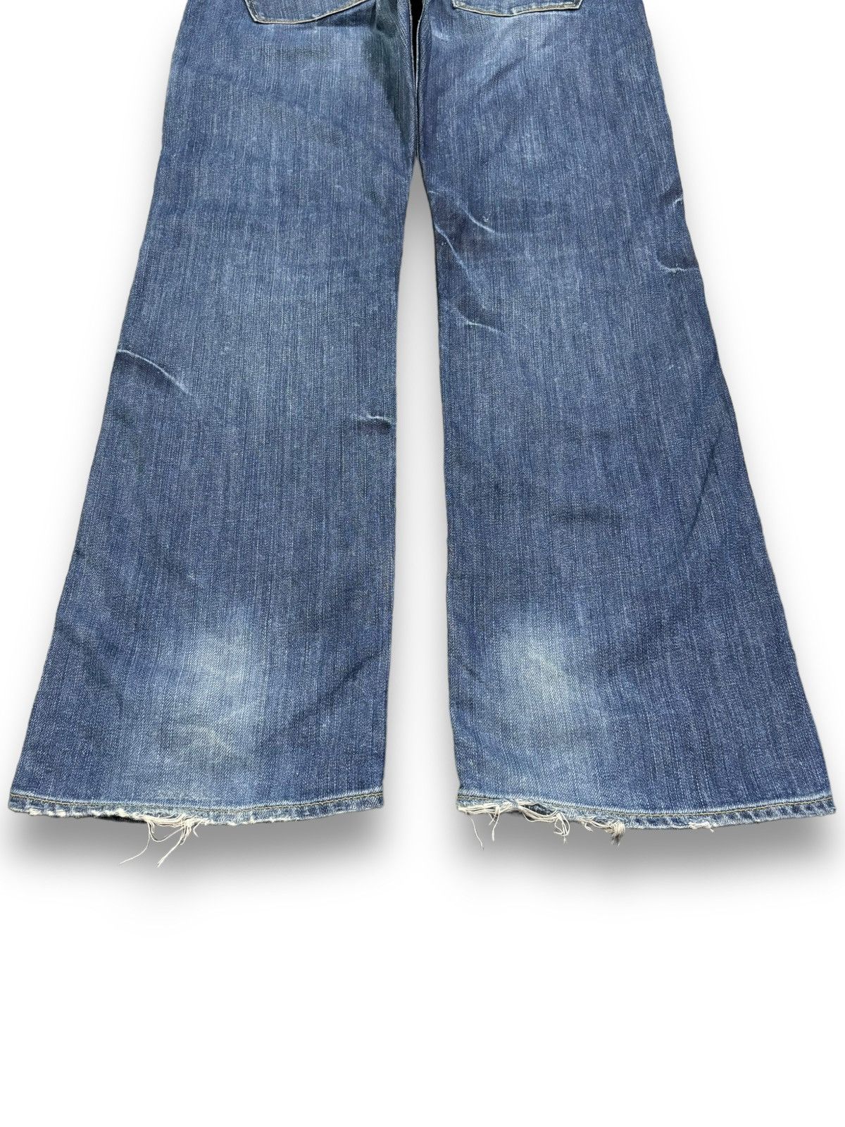 Ralph Lauren Vintage Ralph Lauren Button Fly Blue Faded Loose Fit Jeans Size US 32 / EU 48 - 18 Thumbnail