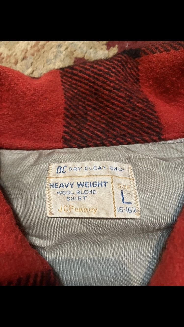 JCPenney × Vintage × Woolrich Woolen Mills 70’s Buffalo Check Wool Blend Zip Jacket Size US L / EU 52-54 / 3 - 4 Thumbnail