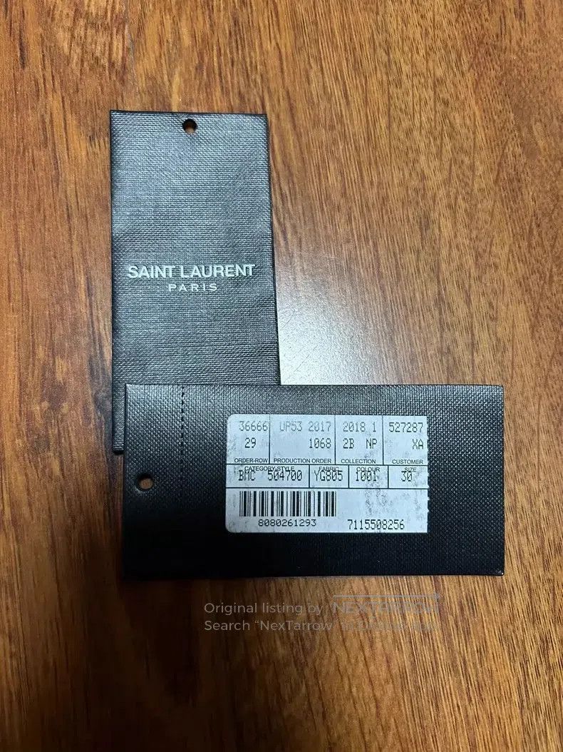 Saint Laurent Paris YSL SLP D02 Distressed Denim Jeans. Size US 30 / EU 46 - 7 Thumbnail
