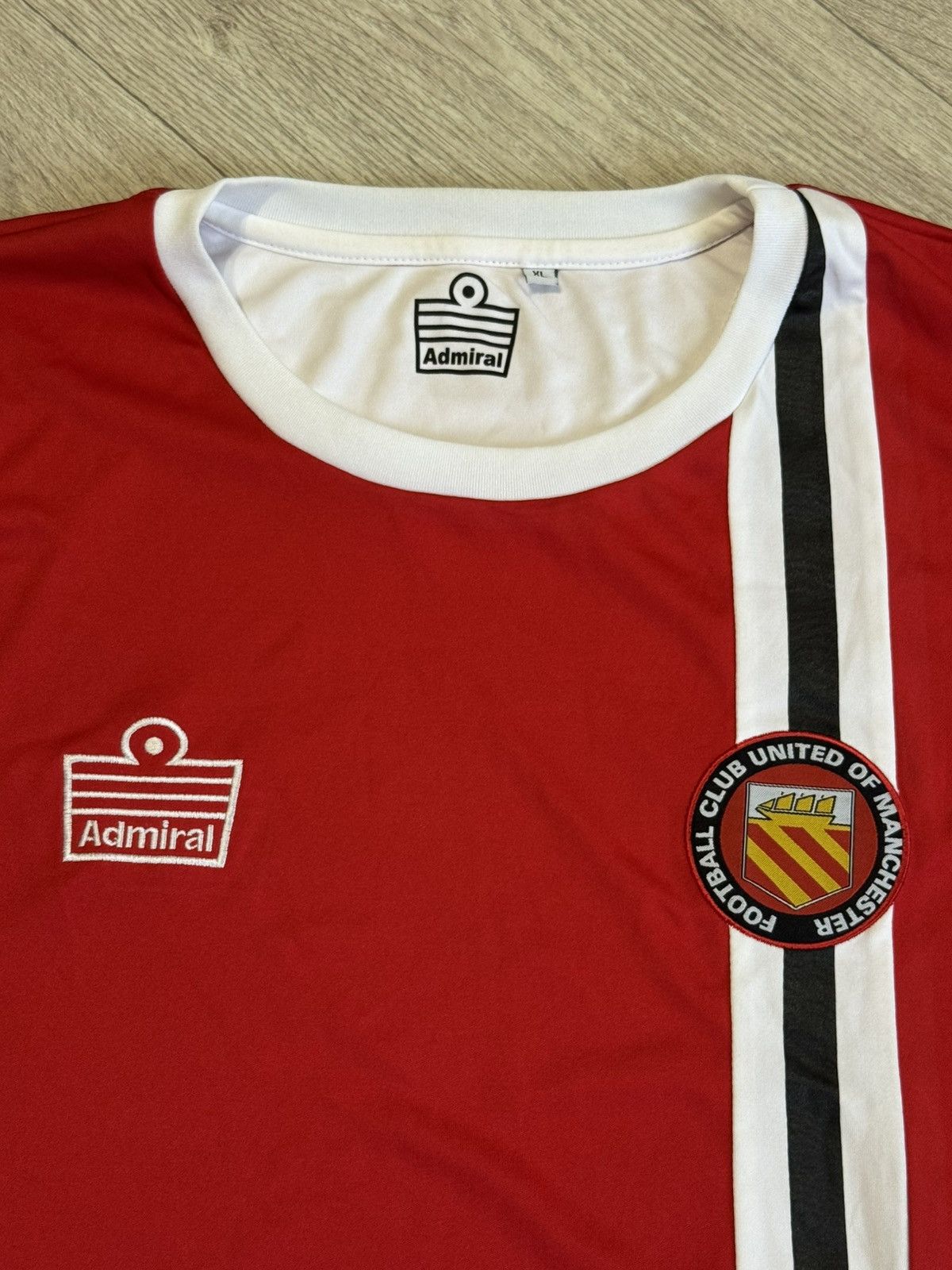Vintage 🔷Vintage Admiral FC United of Manchester 09/10 Soccer jersey Size US XL / EU 56 / 4 - 4 Thumbnail