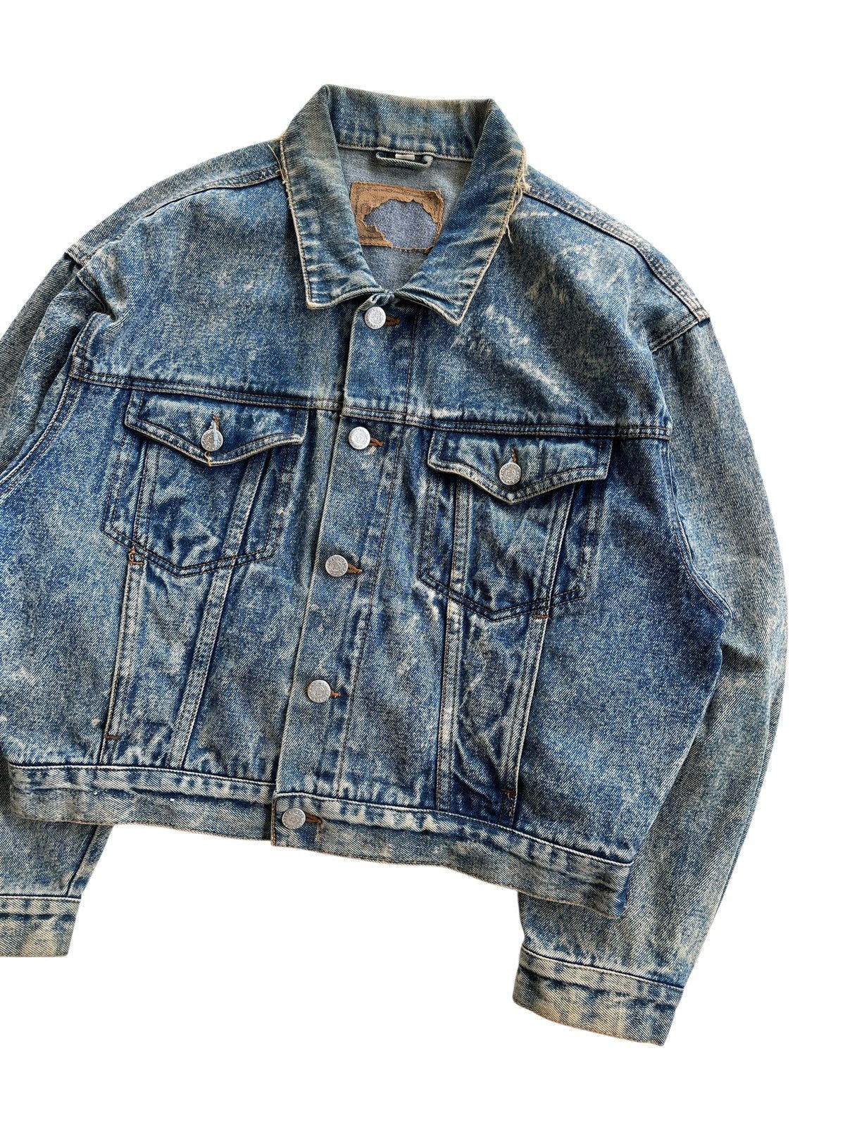 Japanese Brand Vintage Acid Wash Denim Jacket Size US M / EU 48-50 / 2 - 4 Thumbnail