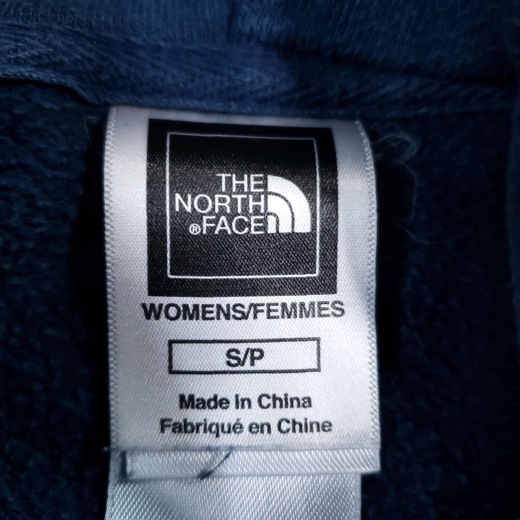 The North Face The North Face Hoodie Womens Small Blue Pullover Logo Sweatshirt Kangaroo Pocket Size S / US 4 / IT 40 - 5 Thumbnail