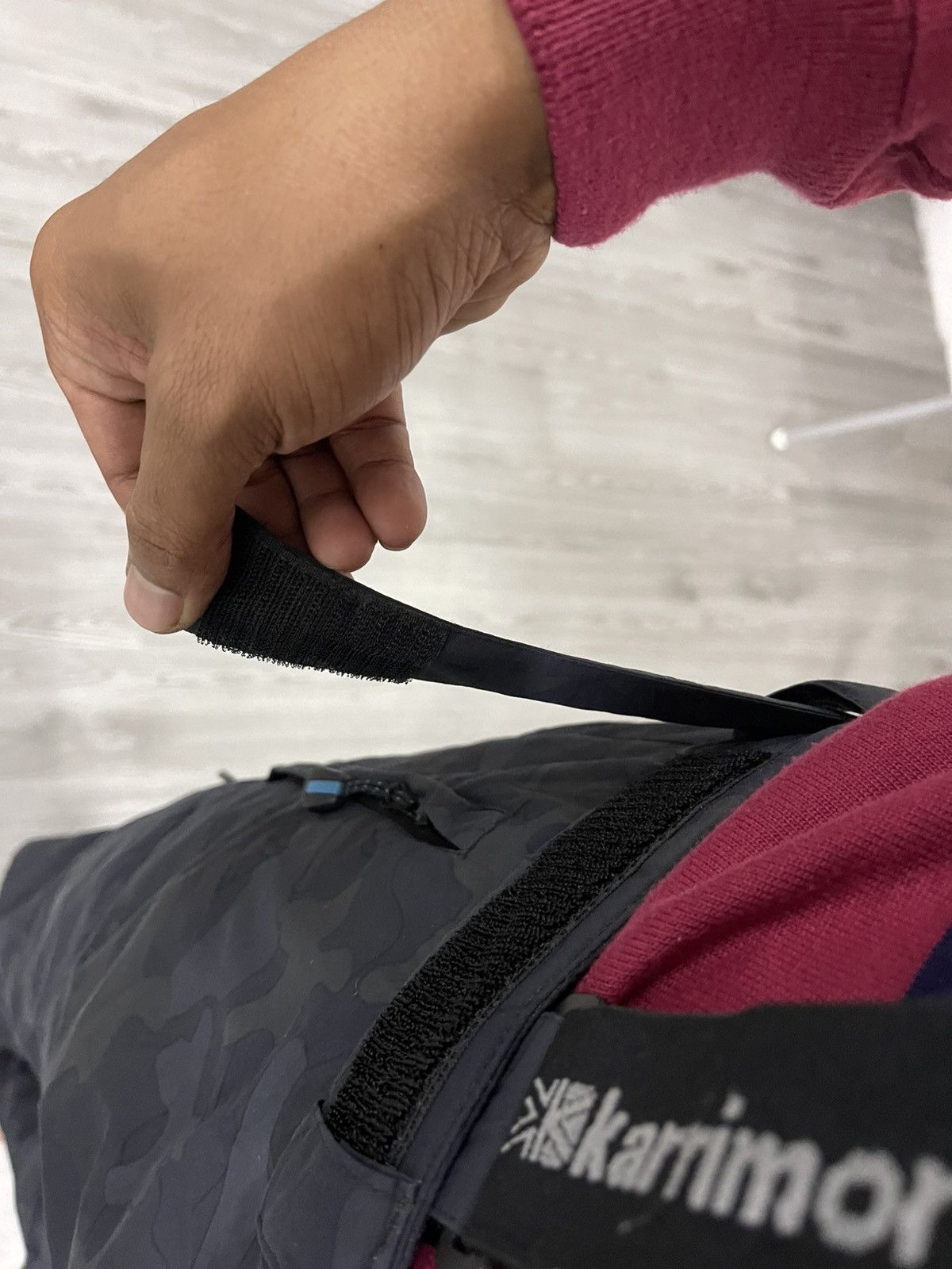 Japanese Brand × Karrimor Karrimor Black Camo Ski Pant With Suspender Size US 34 / EU 50 - 13 Thumbnail