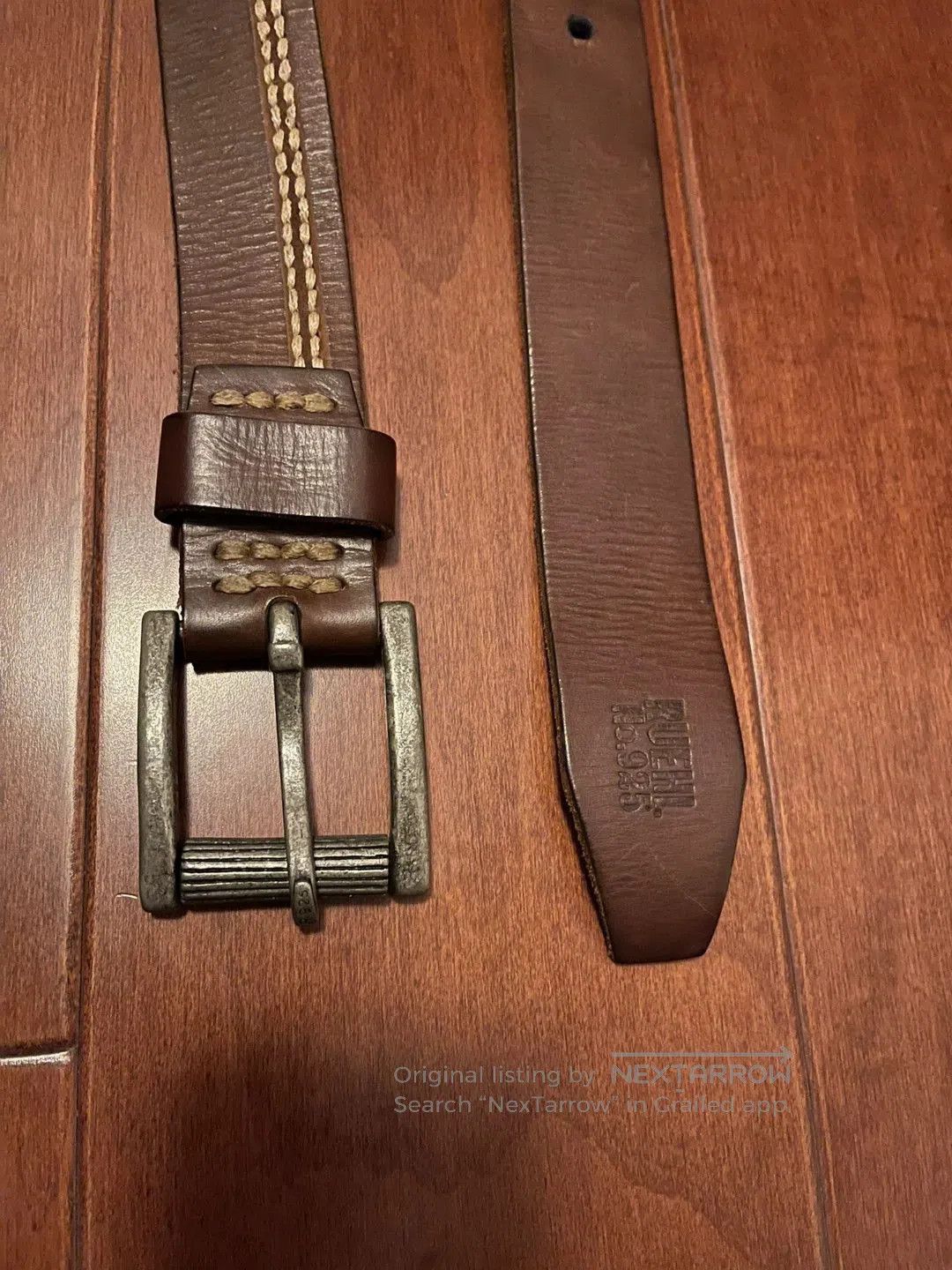 Ruehl No. 925 Ruehl No.925 AF Leather Belt. Size ONE SIZE - 4 Thumbnail