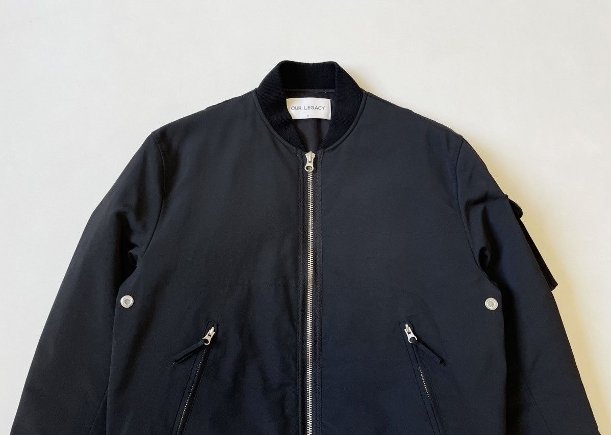 Our Legacy A/W 14 ‘Black Shimmer’ Nylon Bomber Jacket Size US M / EU 48-50 / 2 - 4 Thumbnail