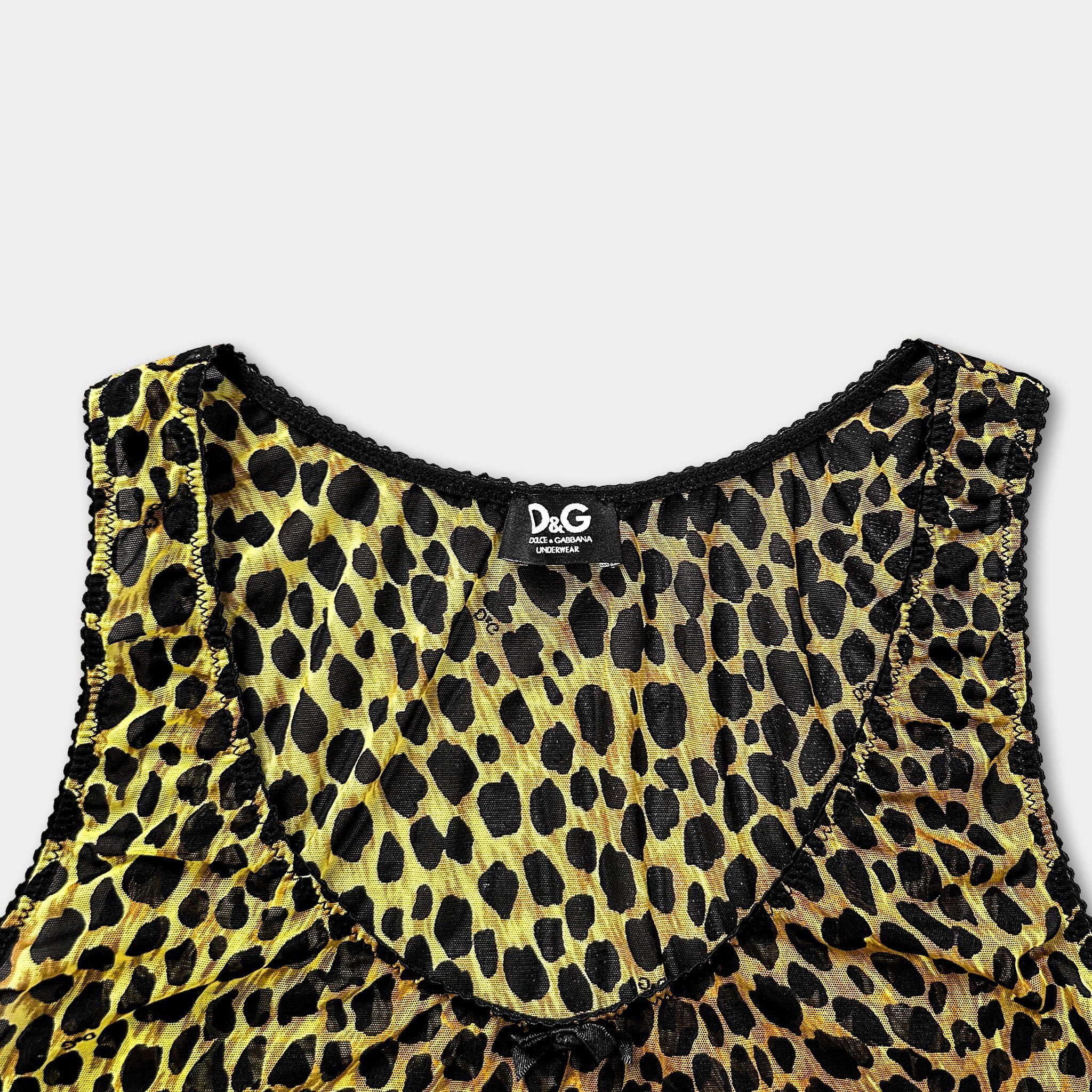 Dolce & Gabbana Dolce & Gabbana Cheetah Print Tank Top Size US S / EU 44-46 / 1 - 2 Thumbnail