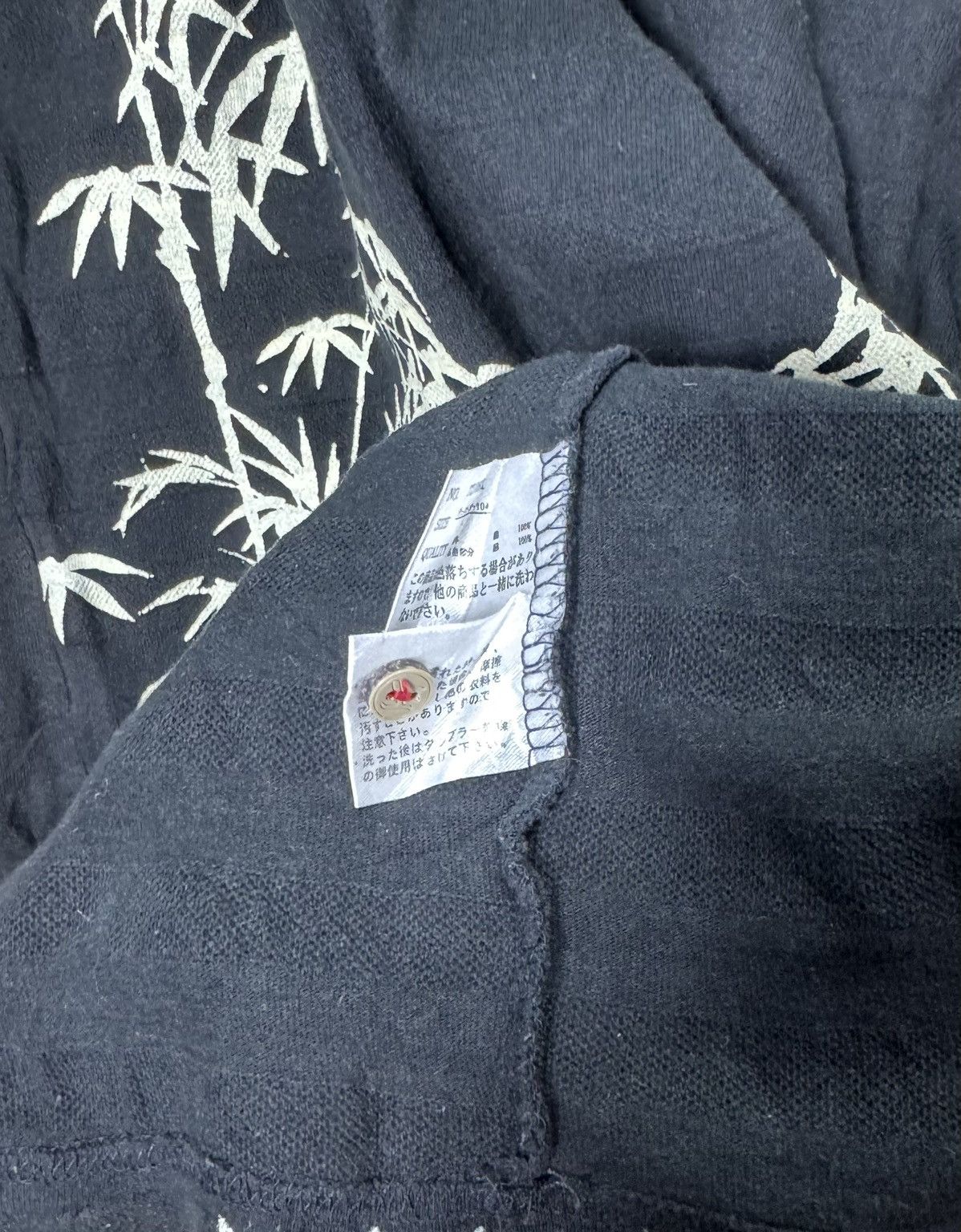 Japanese Brand × Vintage Japanese Tiger Embroidery Fujin Raijin Sukajan Shirt Size US L / EU 52-54 / 3 - 7 Thumbnail