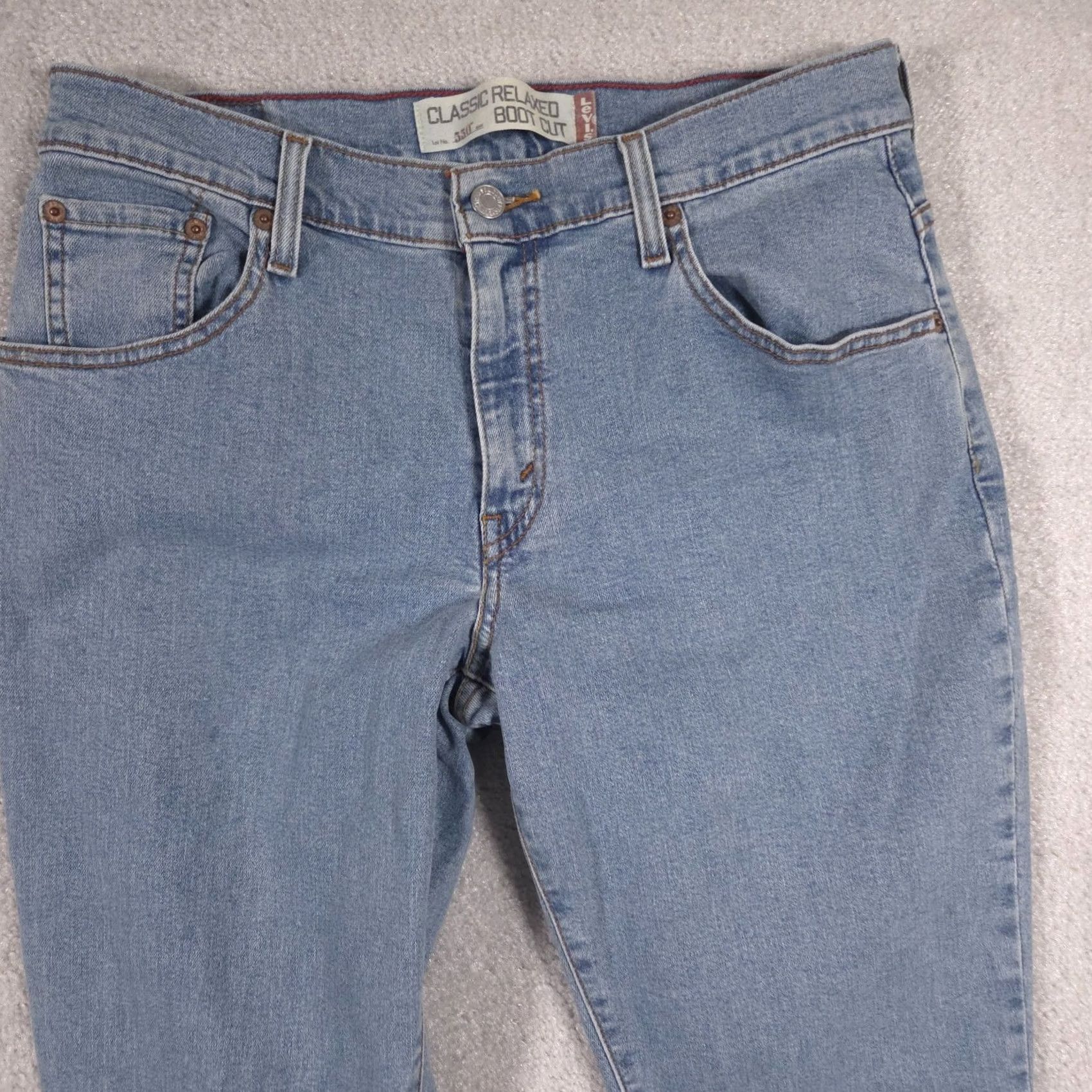 Levi's Levi's Jeans Womens 10 Long 550 Relaxed Boot Cut Stretch Denim Size 32" / US 10 / IT 46 - 3 Thumbnail