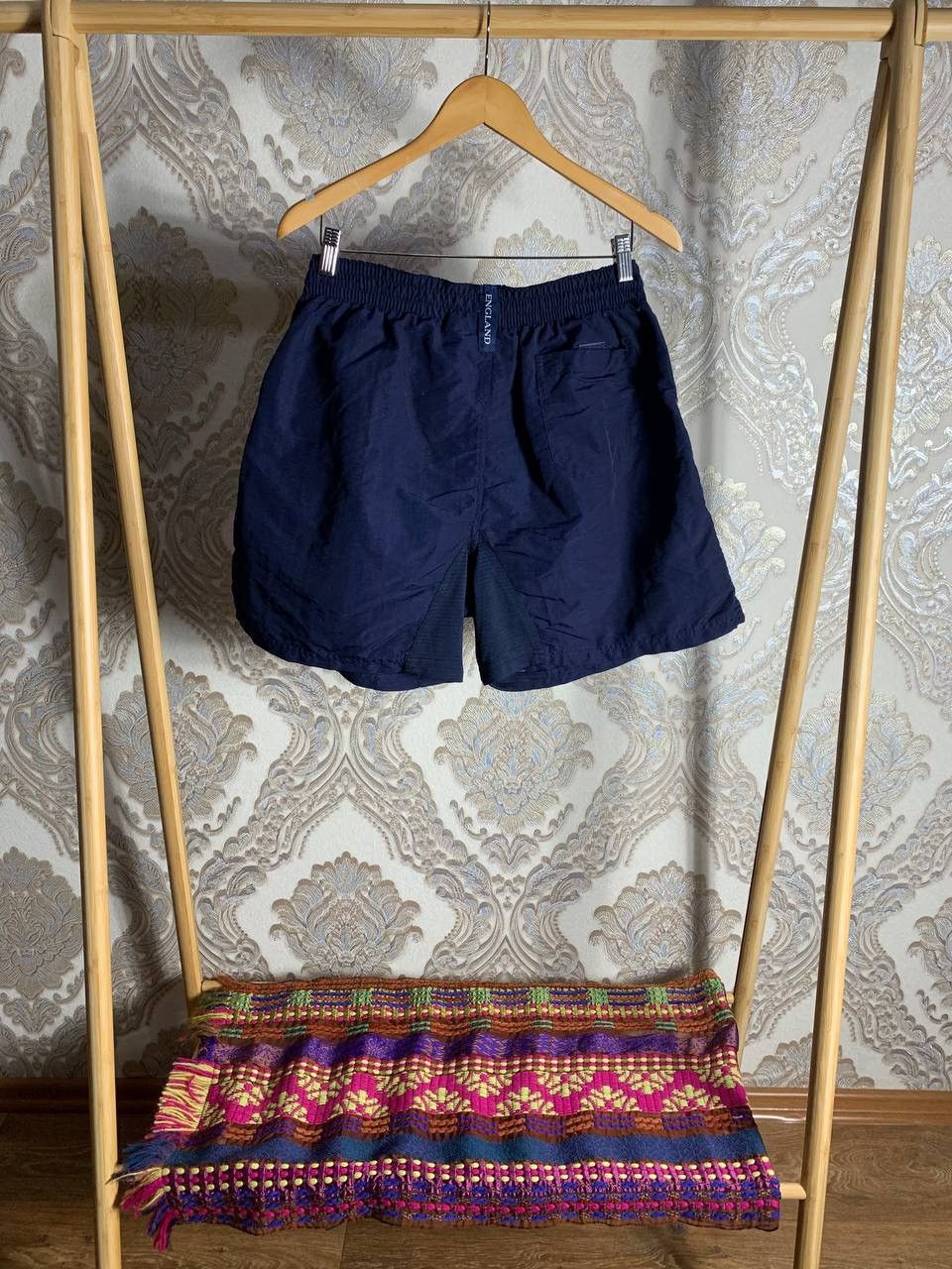 Umbro × Vintage VERY RARE UMBRO ENGLAND NYLON SOCCER SHORTS BLOKECORE 90s Size US 34 / EU 50 - 6 Thumbnail