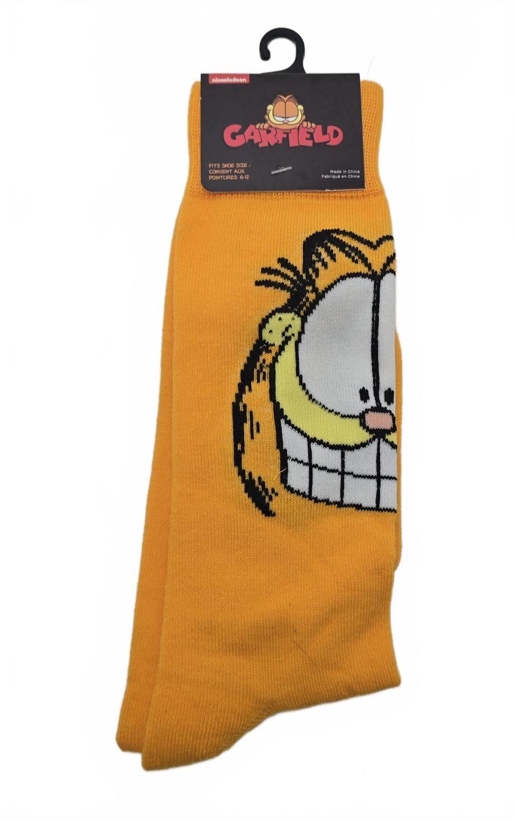 Nickelodeon Garfield Character Socks - Fun & Cozy Footwear Size ONE SIZE - 1 Thumbnail