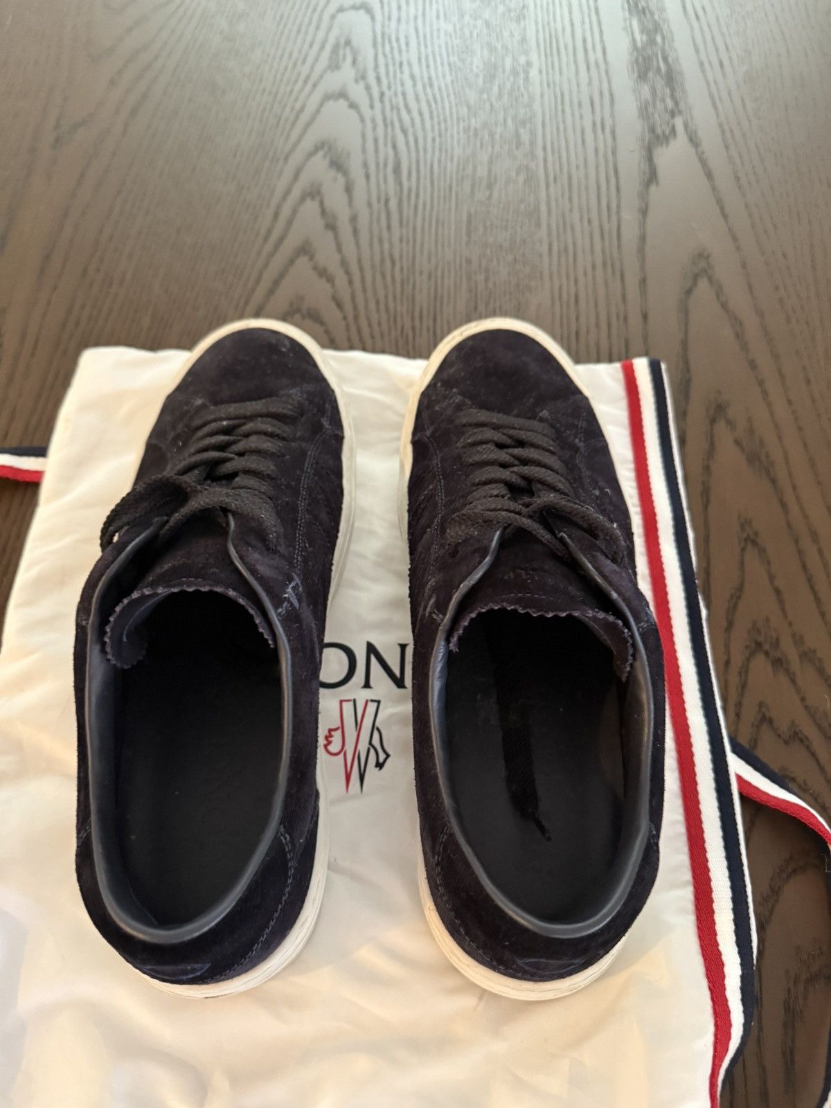 Moncler Moncler M Navy Suede Sneakers Size US 11 / EU 44 - 5 Thumbnail