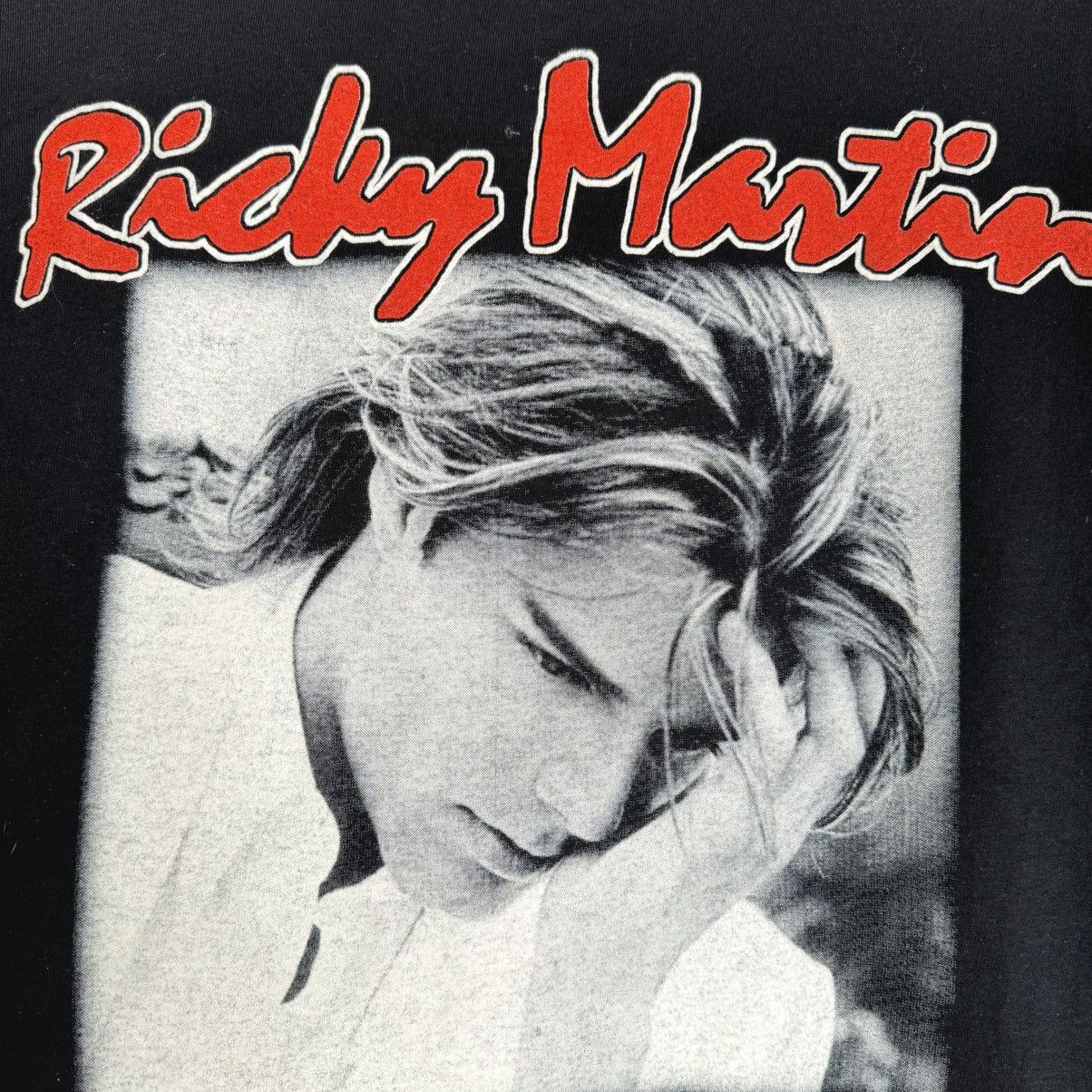 Band Tees Vintage 90s Ricky Martin Rare Euro Screen Stars T Shirt Size US XL / EU 56 / 4 - 7 Thumbnail