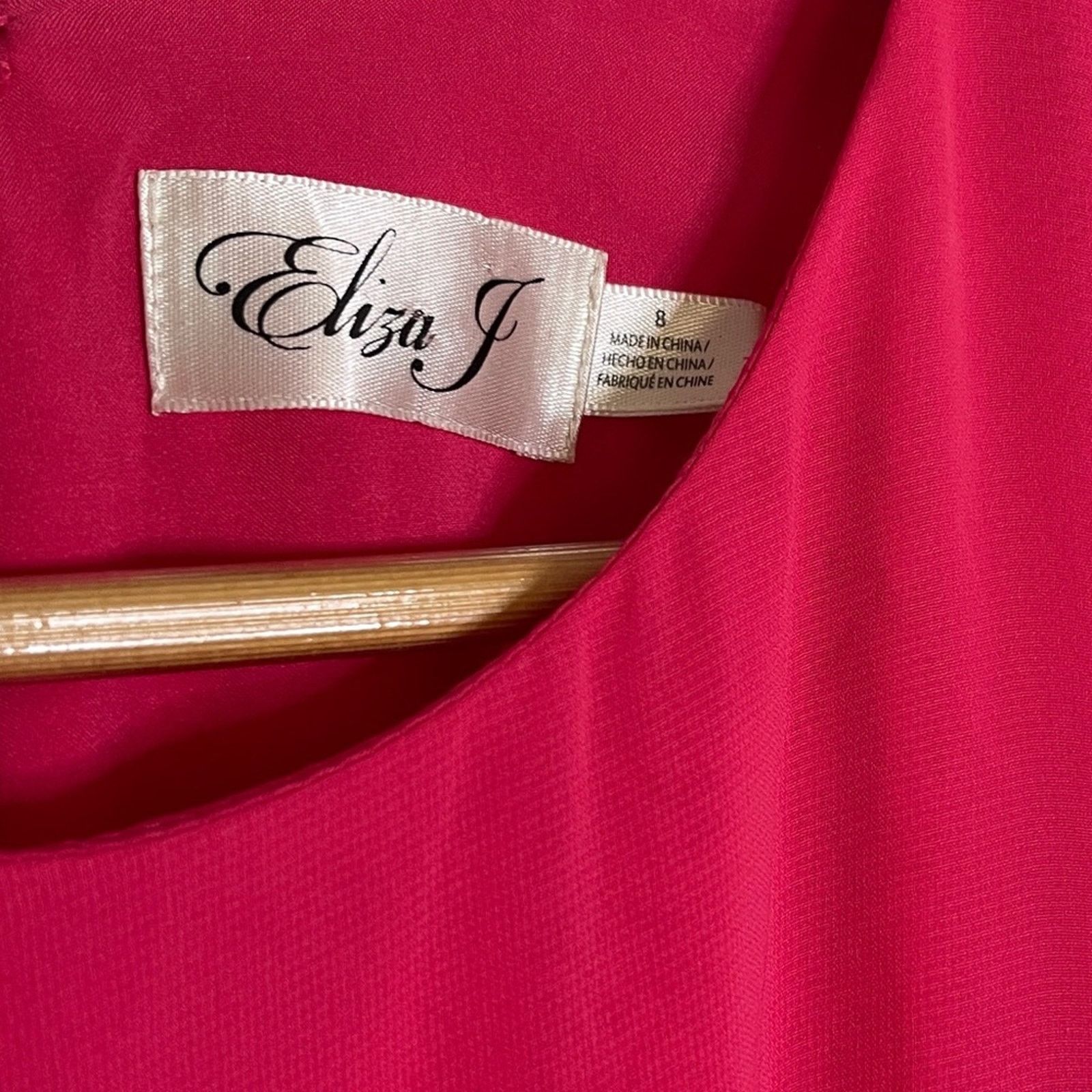 Other Eliza J Ruffle Front Shift Dress Pink Size 8 Size M / US 6-8 / IT 42-44 - 3 Thumbnail