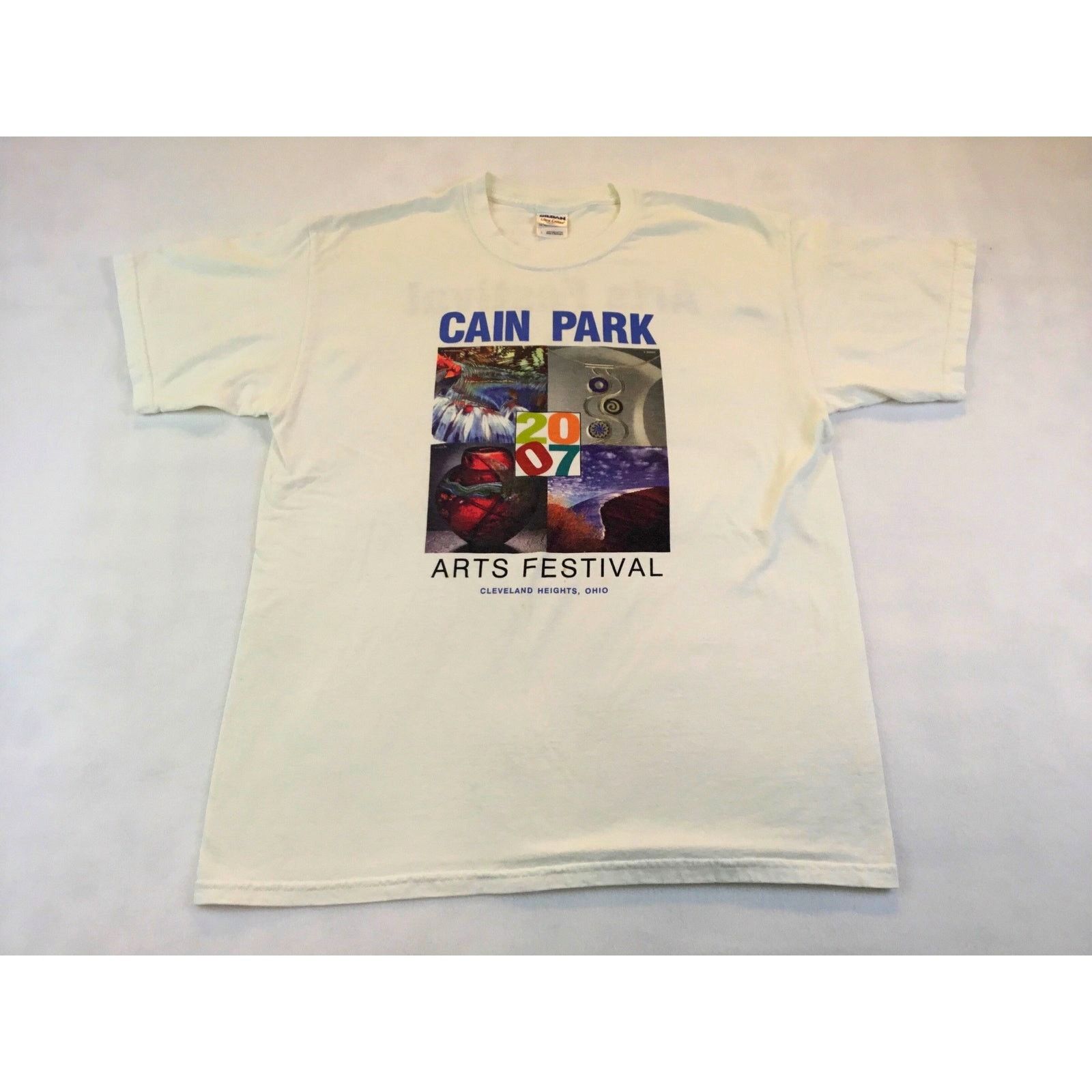 Gildan Cain Park 2007 Arts Festival Staff Cleveland OH T-Shirt L Size US L / EU 52-54 / 3 - 2 Thumbnail