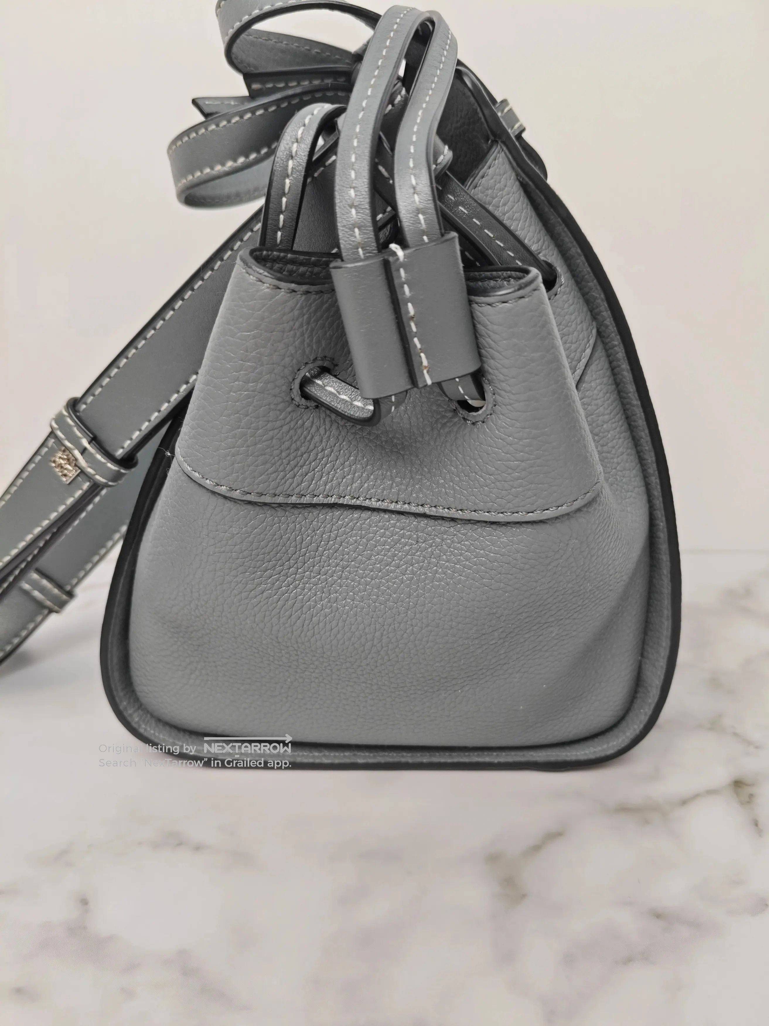 Loewe LOEWE Hammock Mini Bag Gray 16x19 Size ONE SIZE - 4 Thumbnail