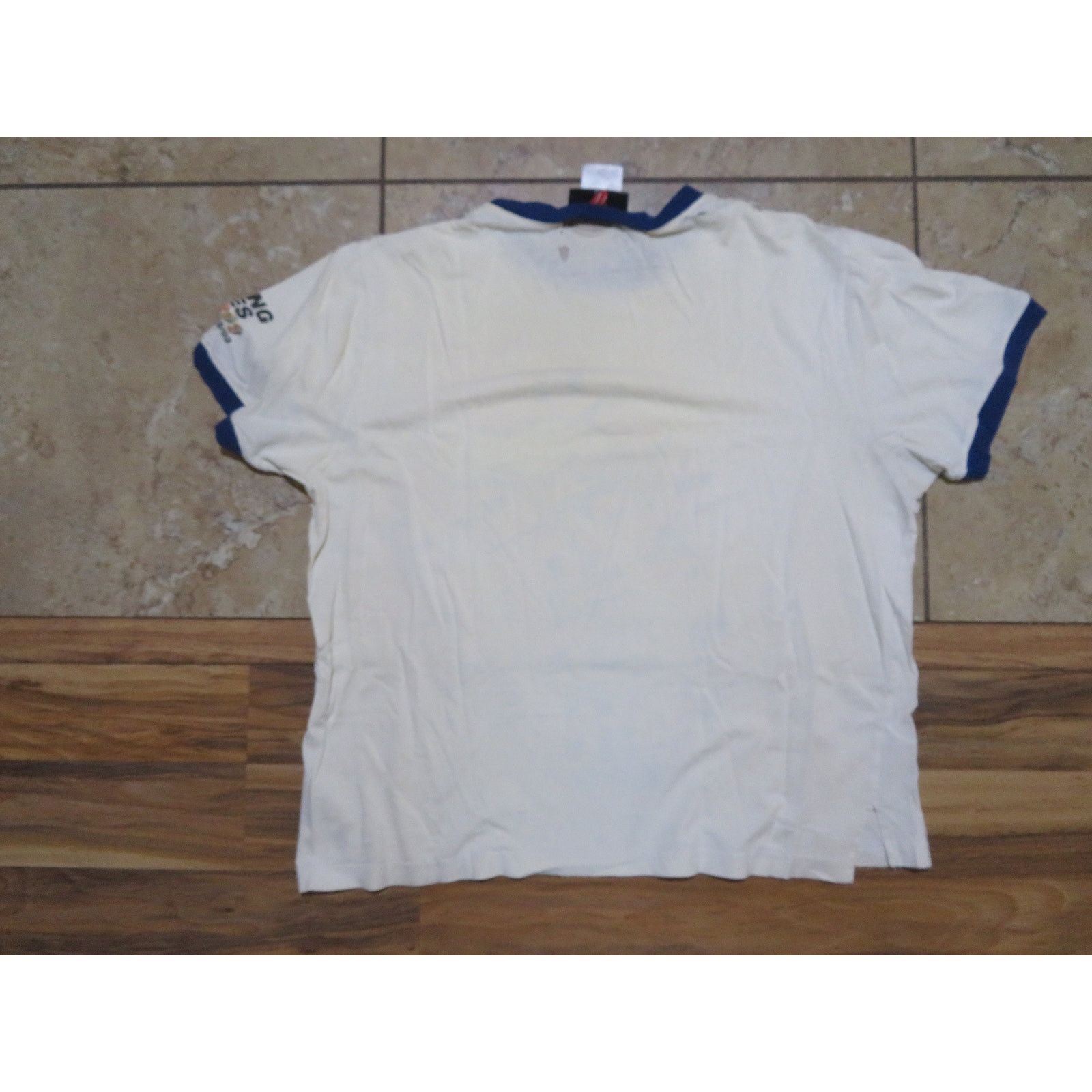 Other Rolling Stones Licks Tour Ringer T-Shirt, Beige Sz M, 2002 Size US M / EU 48-50 / 2 - 3 Thumbnail