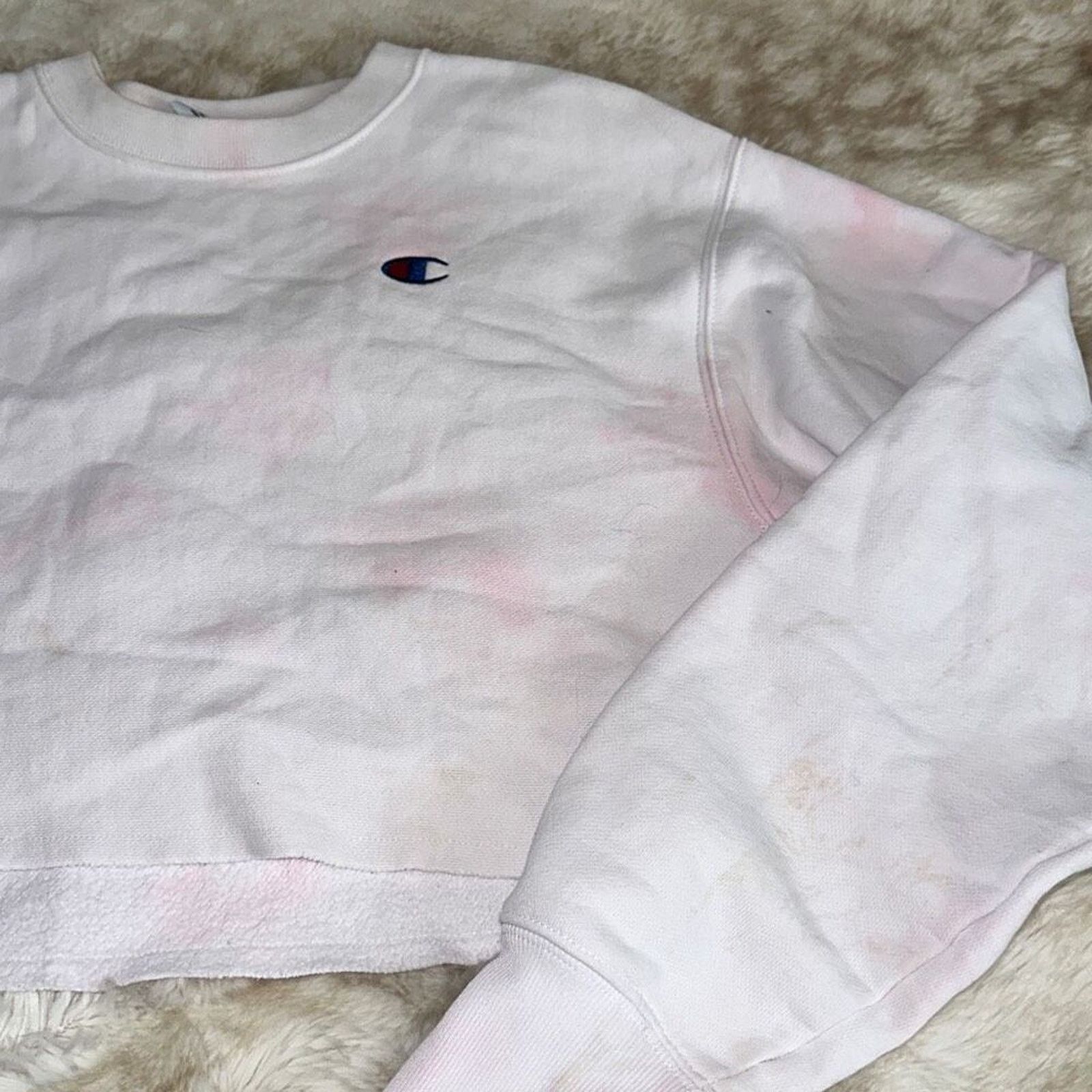 Champion Champion Tie-DyeBoxy Fit Cropped Sweatshirt | Sz M Size M / US 6-8 / IT 42-44 - 5 Thumbnail