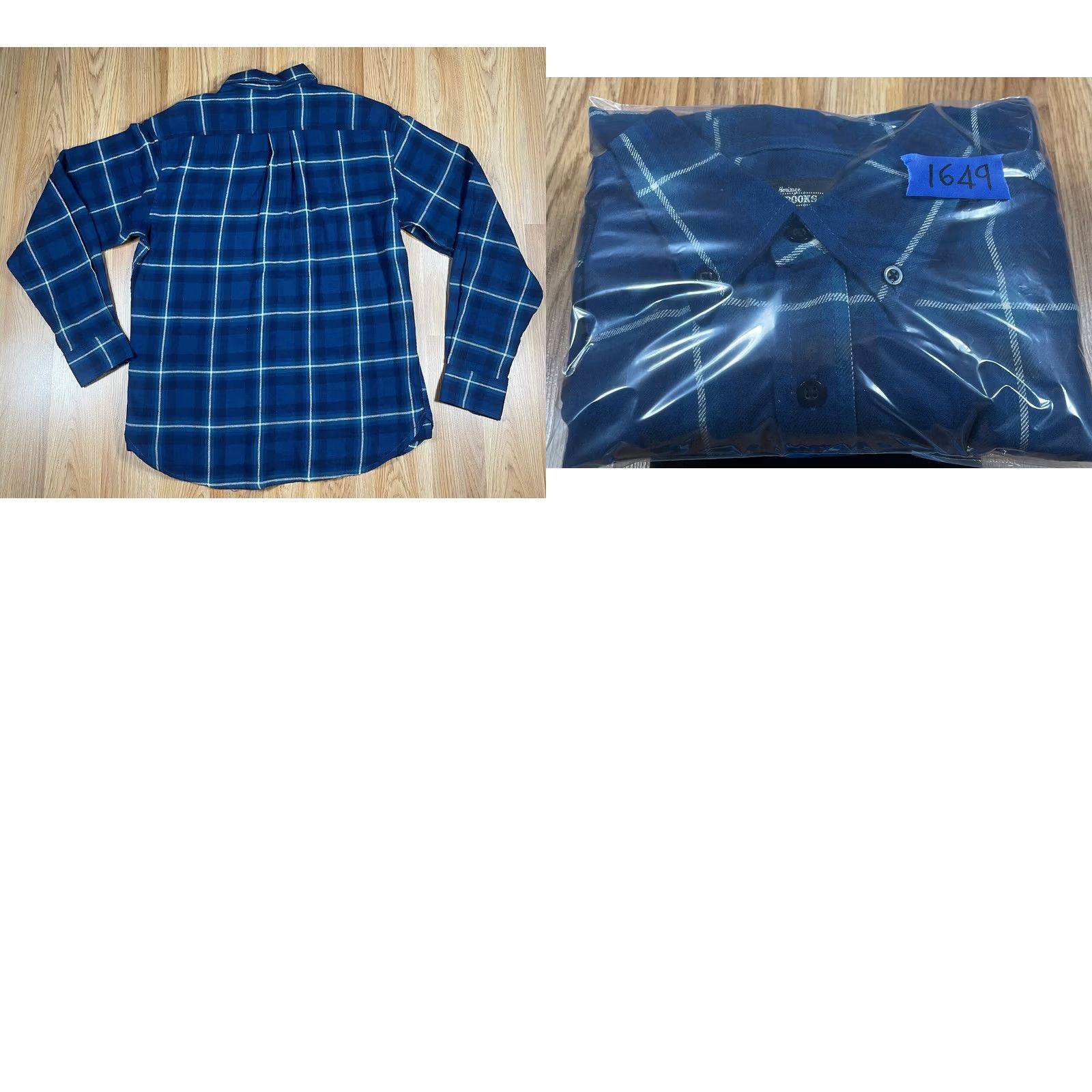 Brooks Dawson & Brooks Flannel Shirt Medium M Plaid Cotton Long Sleeve Button Down Mens Size US M / EU 48-50 / 2 - 9 Thumbnail