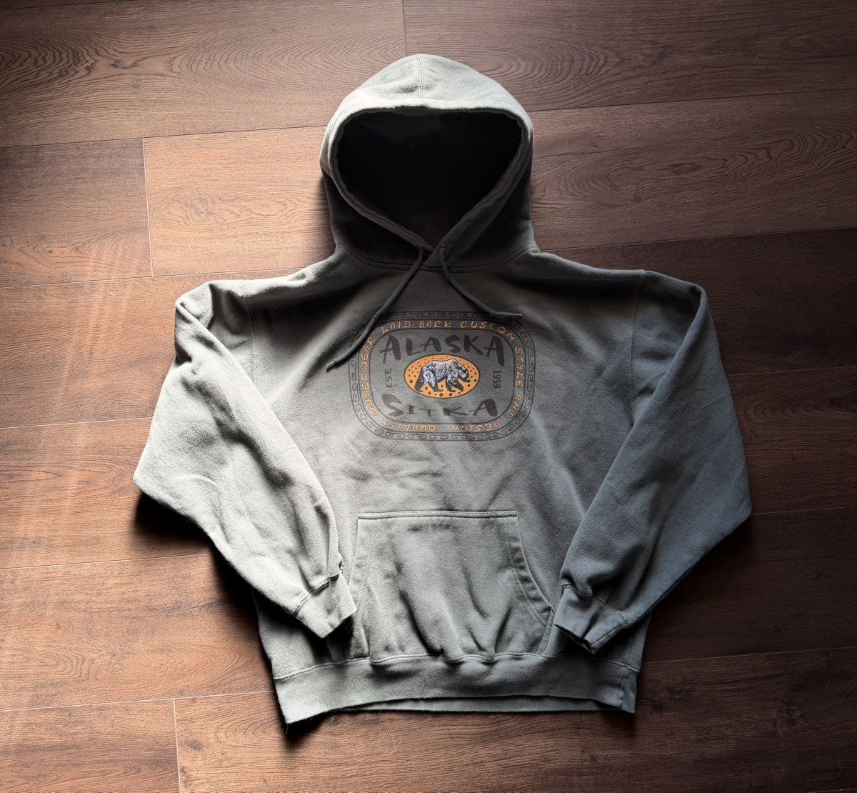 Vintage Vintage Basic Alaska Hoodie Size US L / EU 52-54 / 3 - 2 Thumbnail