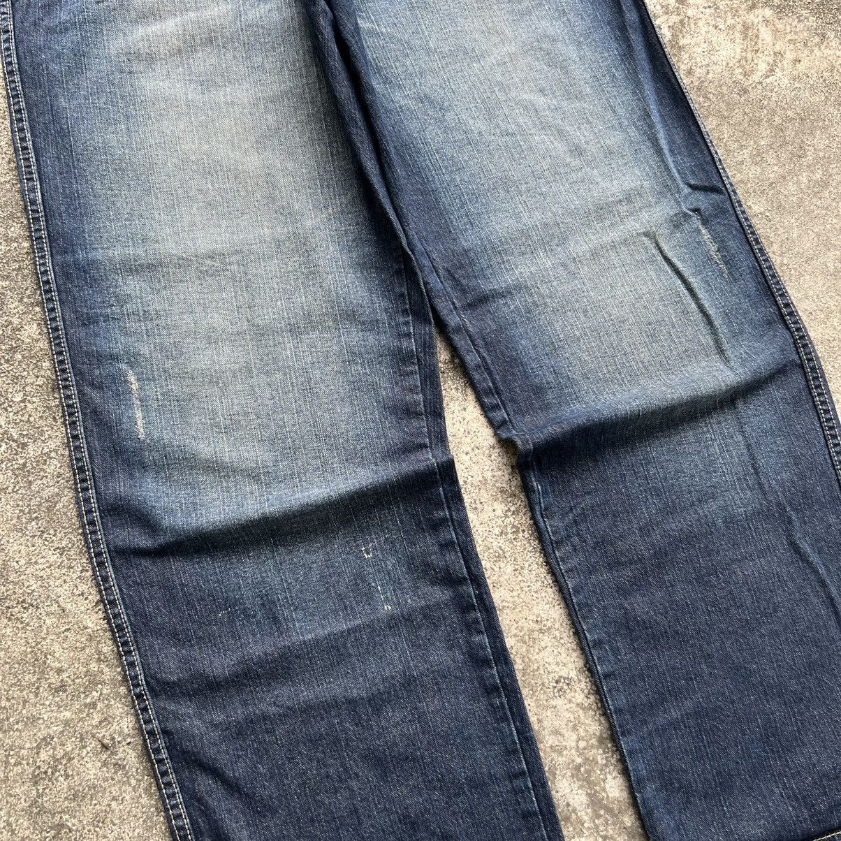 Pelle Pelle “y2k style” PELLE PELLE ACID WASH BAGGY JEANS Size US 38 / EU 54 - 4 Thumbnail