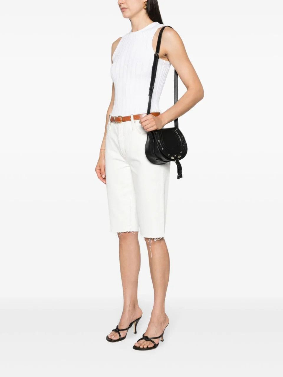 Chloe o1loc1c10226 Size: OS / Marcie Saddle Bag in Black Size ONE SIZE - 5 Thumbnail