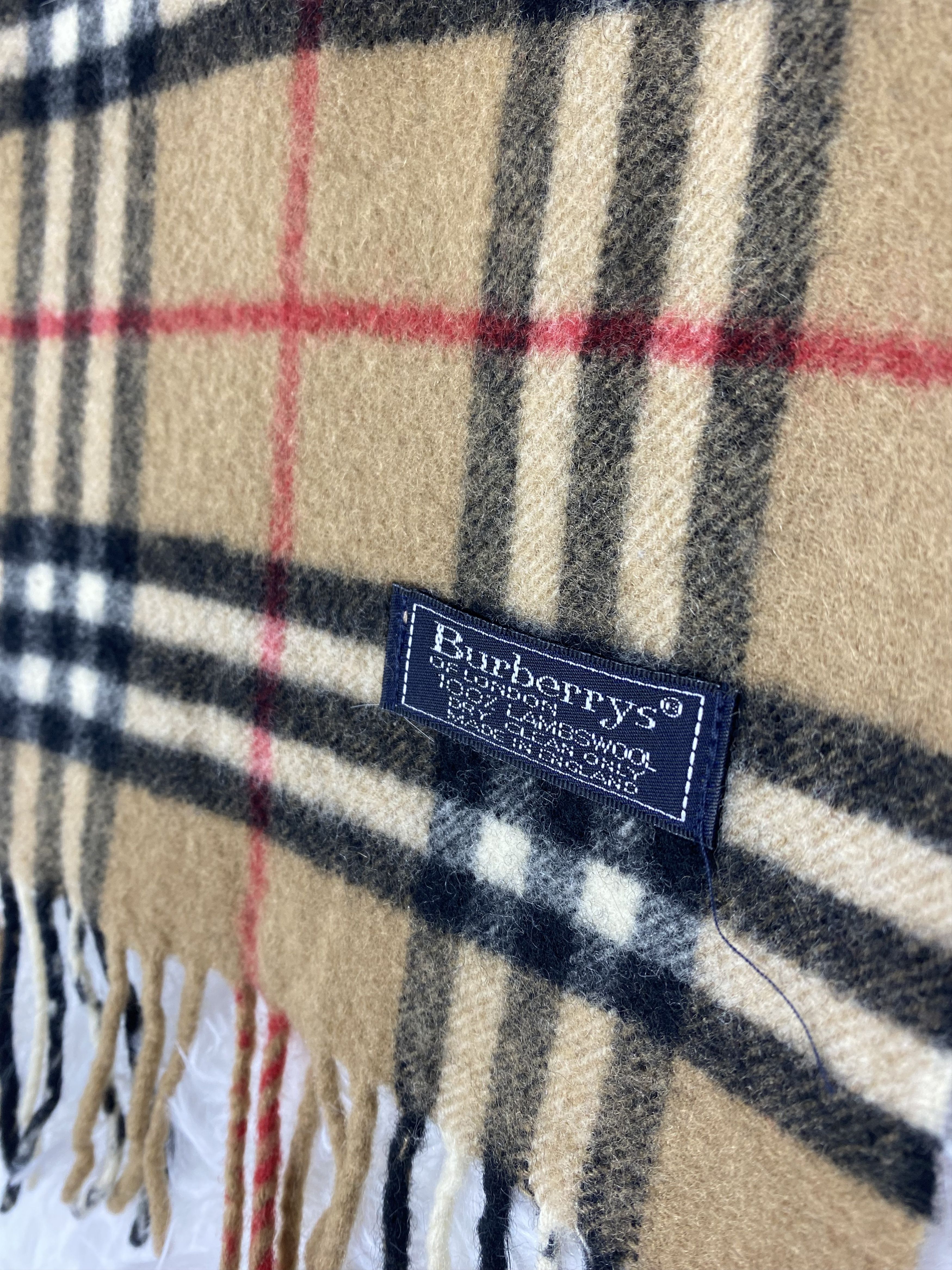 Burberry Vintage Burberry Scarf / Muffler Neckwear PM0024 Size ONE SIZE - 2 Thumbnail
