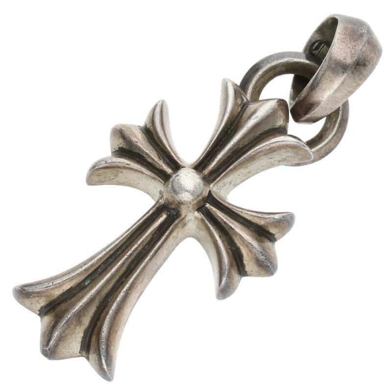 Chrome Hearts Small CH Cross Pendant w Bale | Grailed