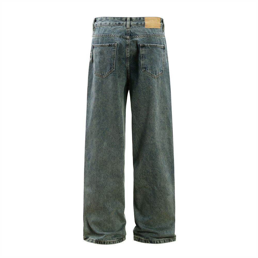 Japanese Brand × Jean American style washed distressed loose straight jeans Size US 32 / EU 48 - 4 Thumbnail