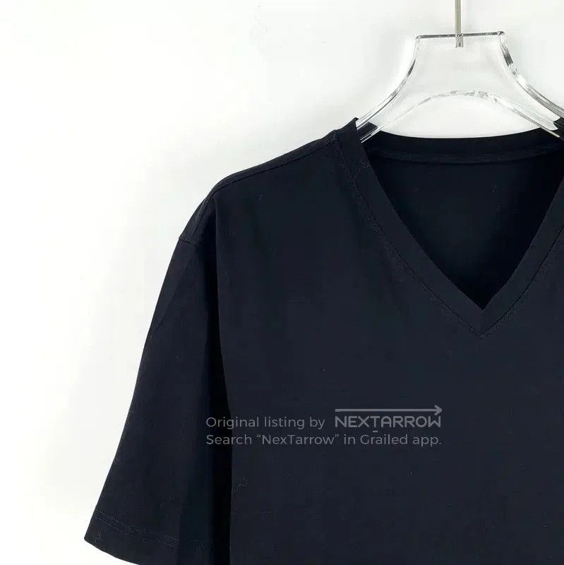 Prada Prada Black V-Neck Men's T-Shirt Size XL. Size US XL / EU 56 / 4 - 2 Thumbnail