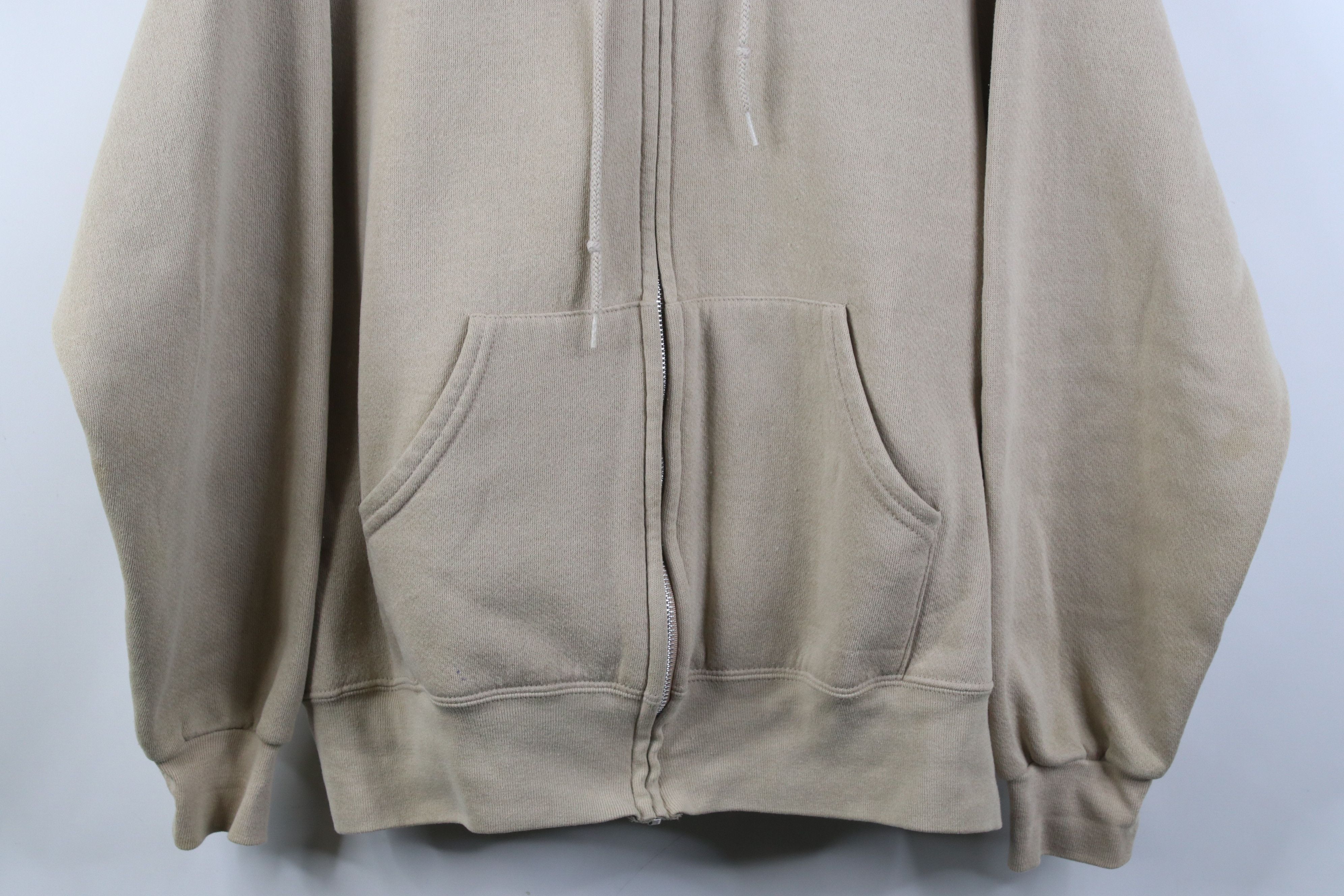 Vintage Vintage 90s USA Olympics Hoodie Sweatshirt Oatmeal Brown Size US L / EU 52-54 / 3 - 3 Thumbnail