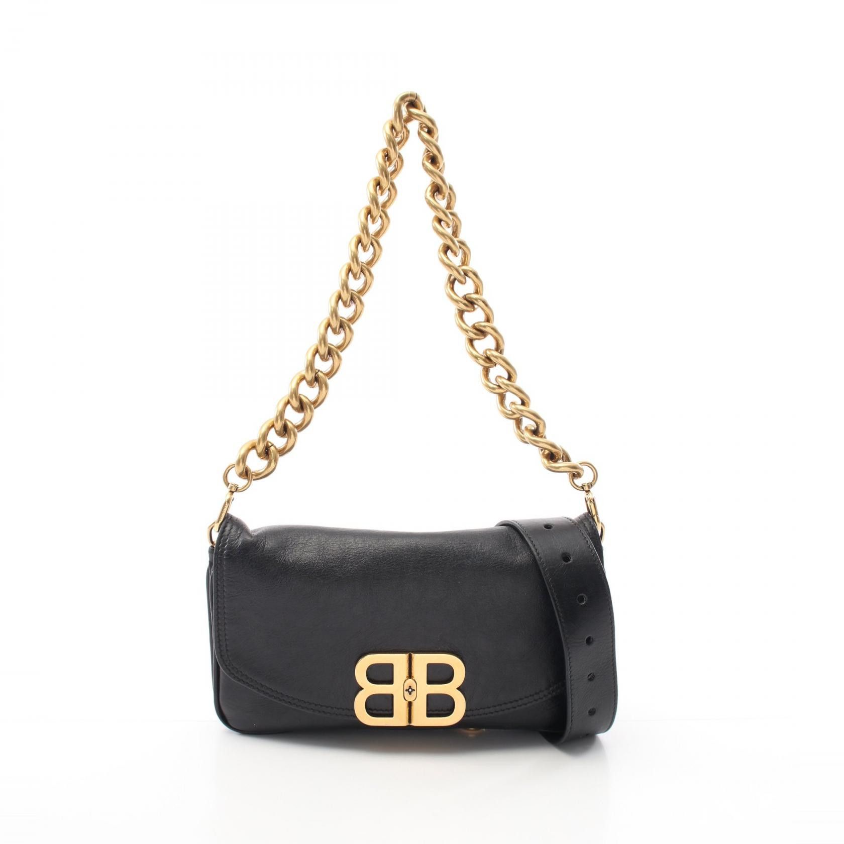 Balenciaga Balenciaga Balenciaga BB SOFT Small Leather Shoulder Bag Leather Shoulder Bag 748598 Size ONE SIZE - 1 Thumbnail