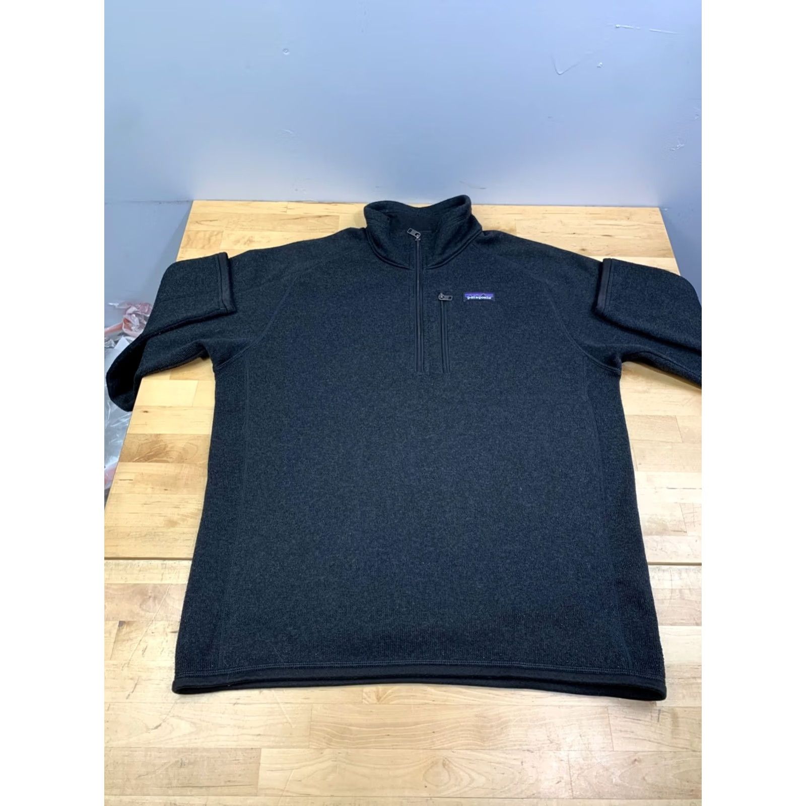 Patagonia Patagonia Sweater 1/4 Zip Men M Black Pullover Outdoor Casual Knit Fleece Logo 13286 Size US M / EU 48-50 / 2 - 5 Thumbnail
