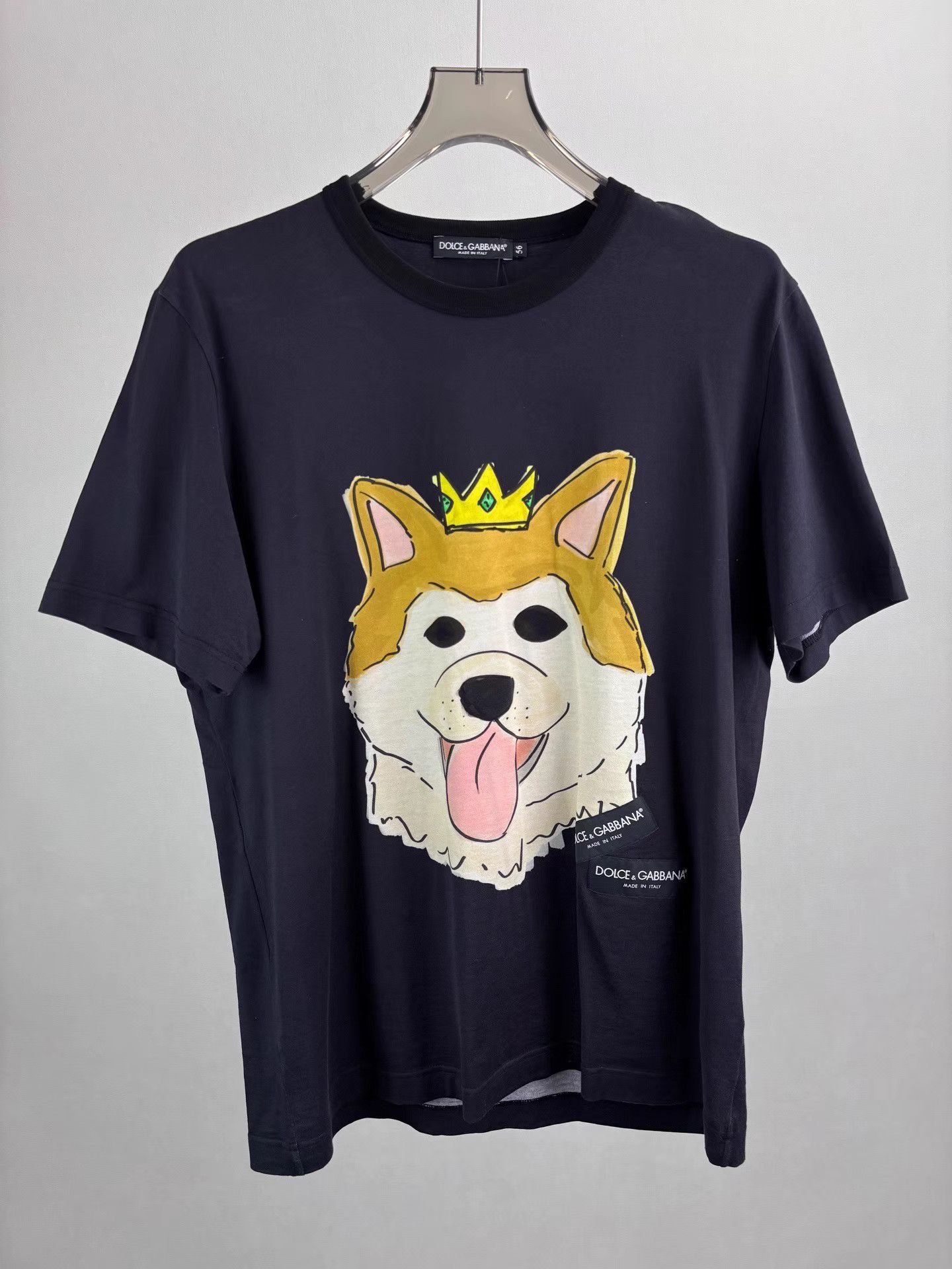 Dolce & Gabbana DOLCE&GABBANA Crown Puppy Short Sleeve K1 Size US XL / EU 56 / 4 - 1 Thumbnail
