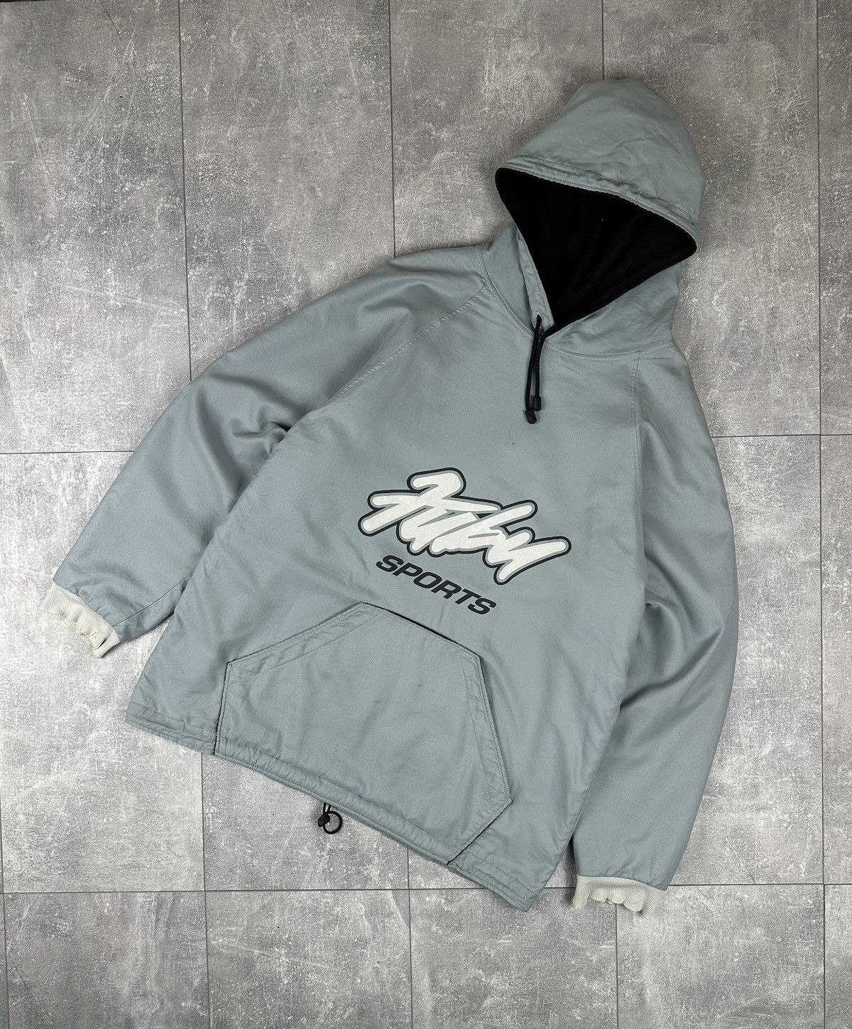 Fubu Fubu Sports Fleece Hooded Jacket Distressed 90S Size US XL / EU 56 / 4 - 4 Thumbnail