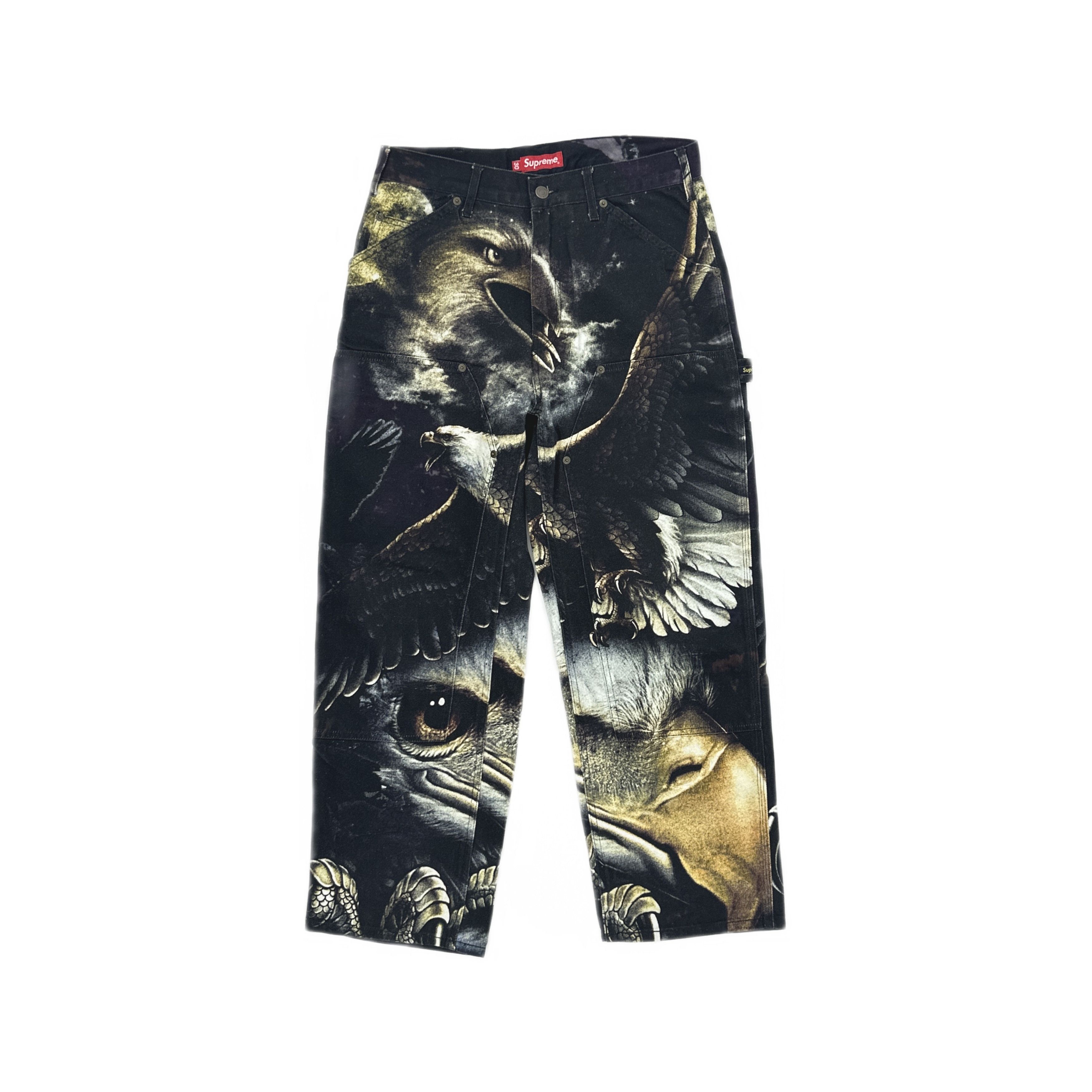 Supreme Supreme Eagle Print Casual Pants Size 30 Size US 30 / EU 46 - 1 Thumbnail