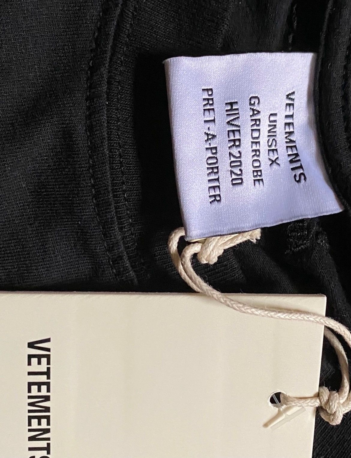 Vetements Vetements - Black Uranus Oversized Cotton Jersey T-Shirt Size US L / EU 52-54 / 3 - 9 Thumbnail