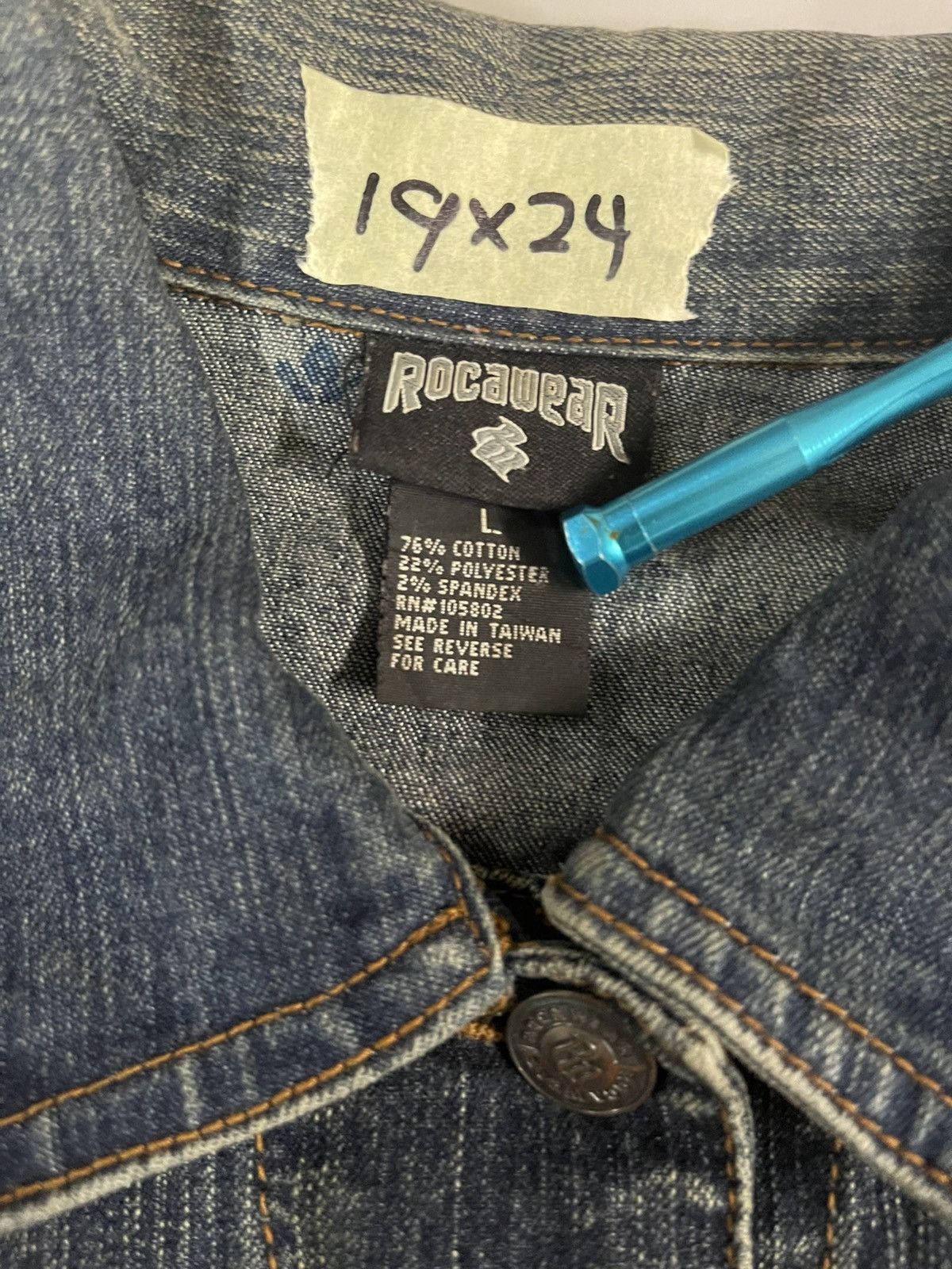 Rocawear Vintage rocawear denim jacket Size L / US 10 / IT 46 - 5 Thumbnail