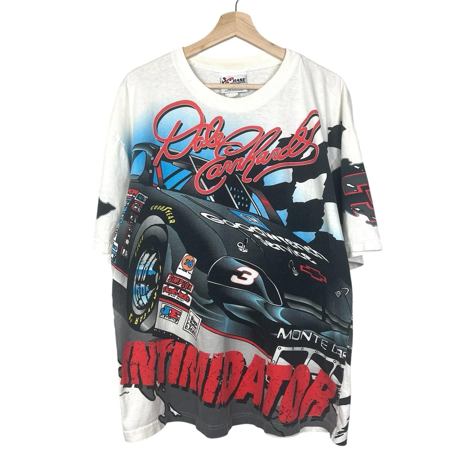 Other Vintage 90s Dale Earnhardt NASCAR Intimidator AOP T Shirt XL Size US XL / EU 56 / 4 - 1 Thumbnail
